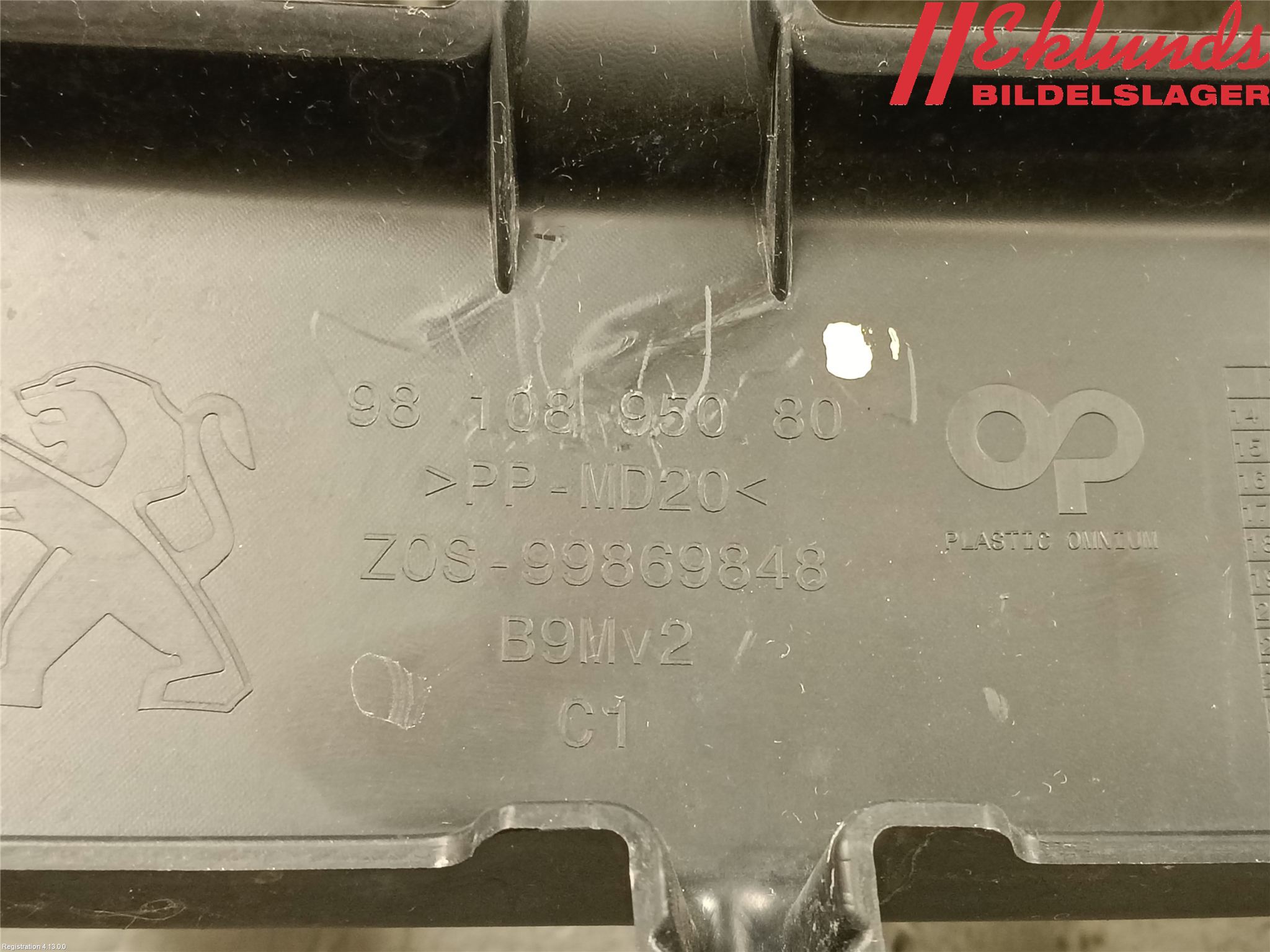 Citroen BERLINGO 08-18 Stöt Utfyllnad-List-Grill