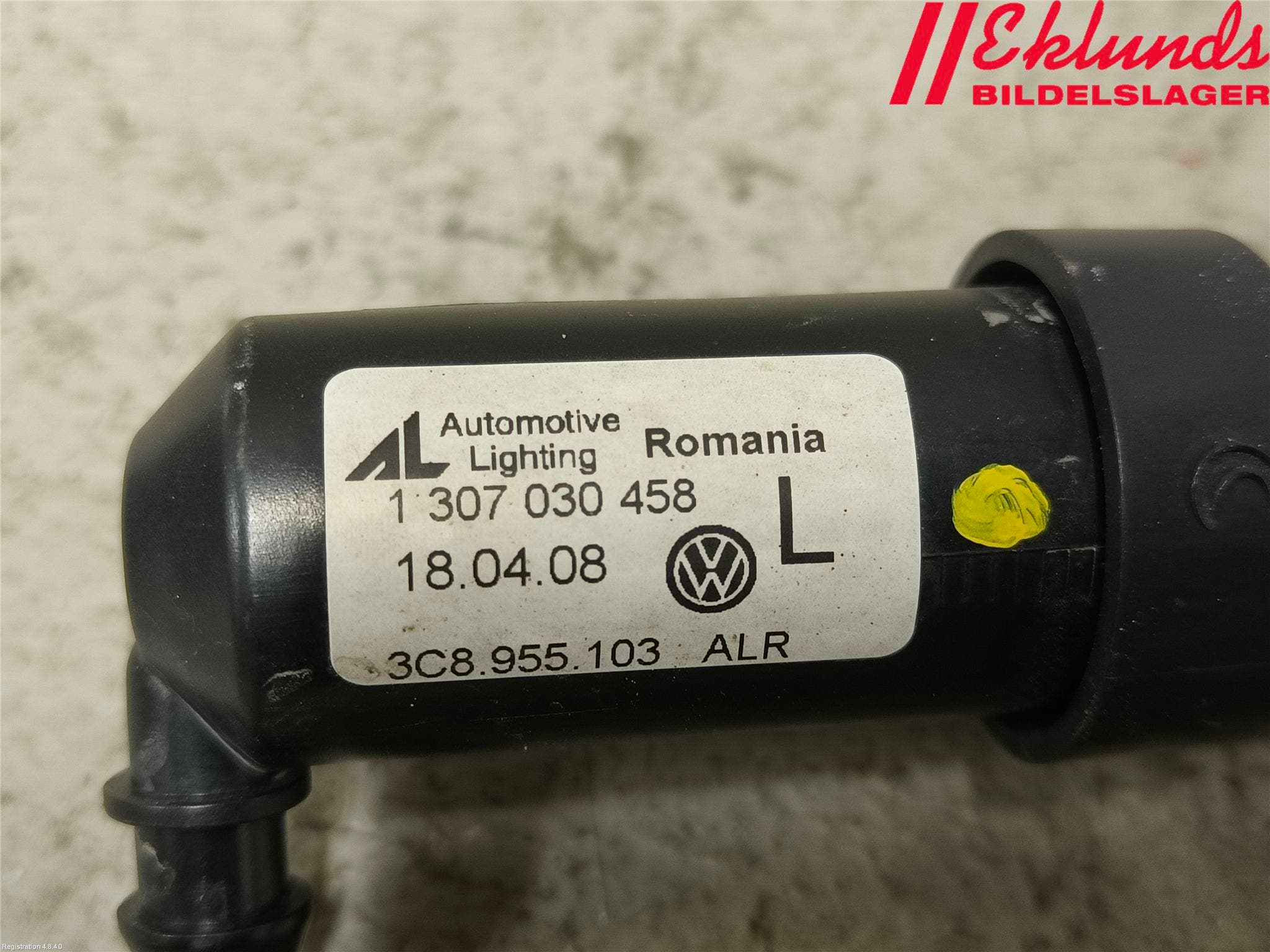 Volkswagen VW PASSAT CC 08-16 Spolarmunstycke Strålkastare