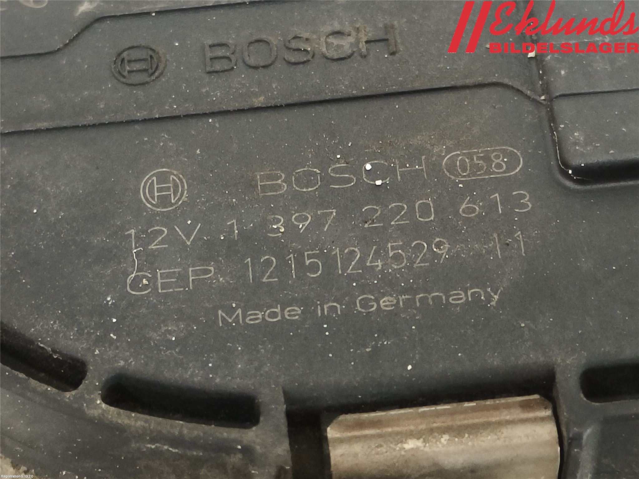 Peugeot 508 11-18 Torkarmotor Vindruta
