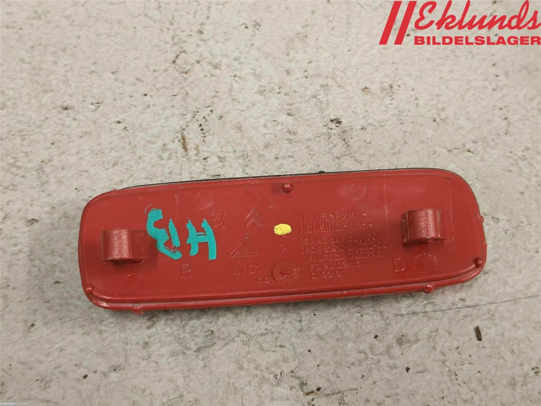 Peugeot EXPERT/E-EXPERT 17- Dimljus/Reflex Bak