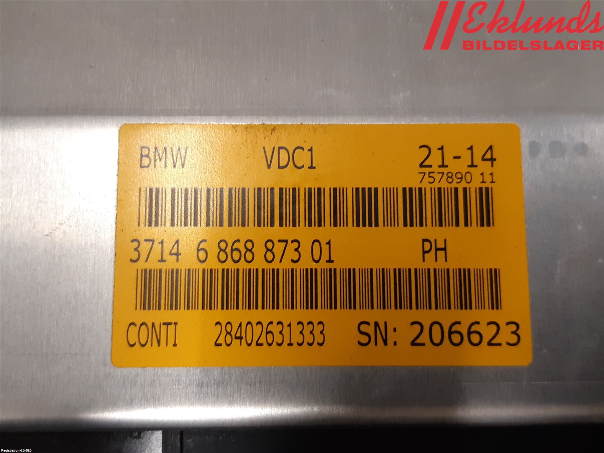 BMW 4 F32/F33/F82/F83 13-20 Styrenhet Fjädring