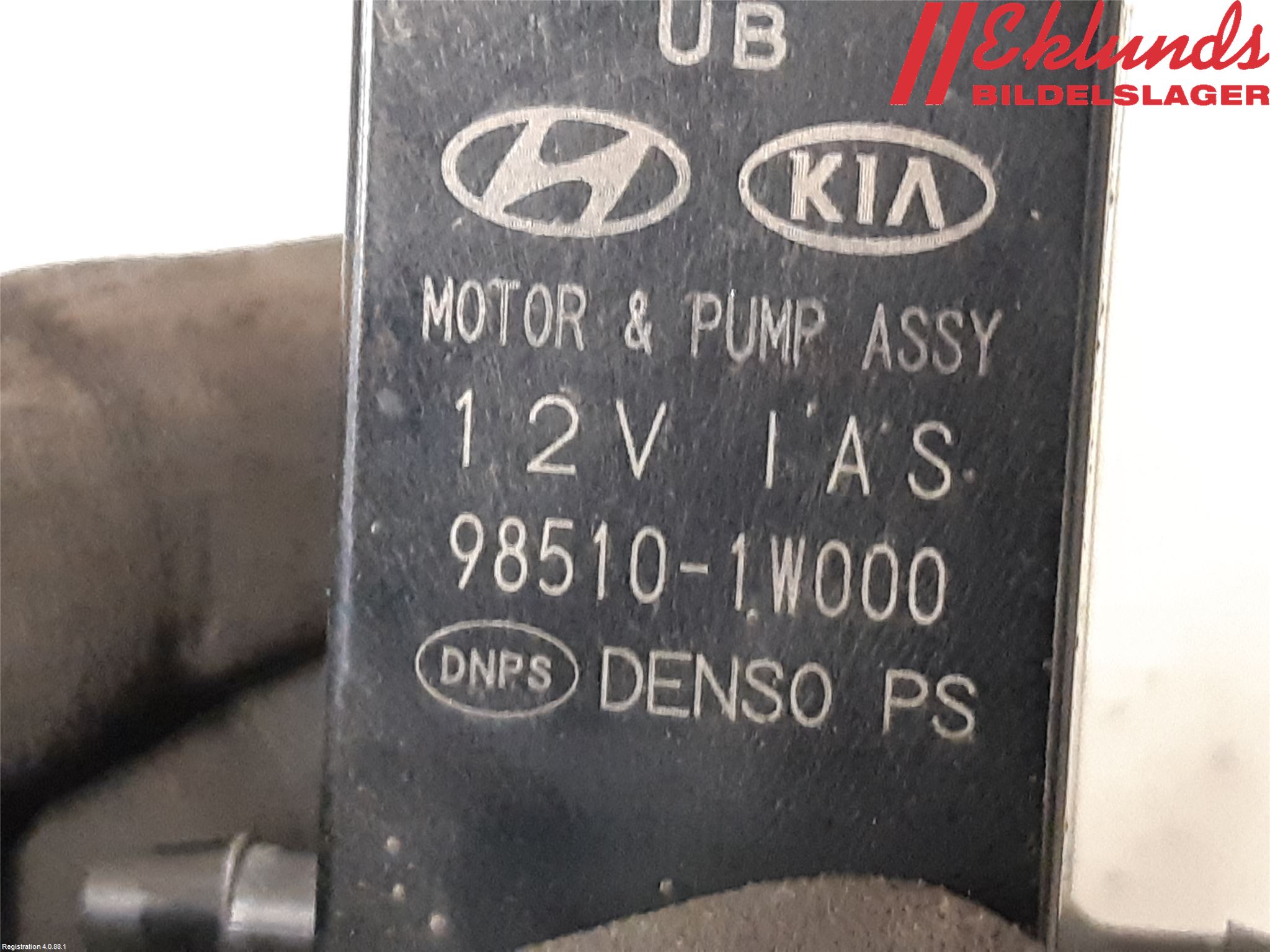 Hyundai i40 08-15 Spolarpump Vindruta