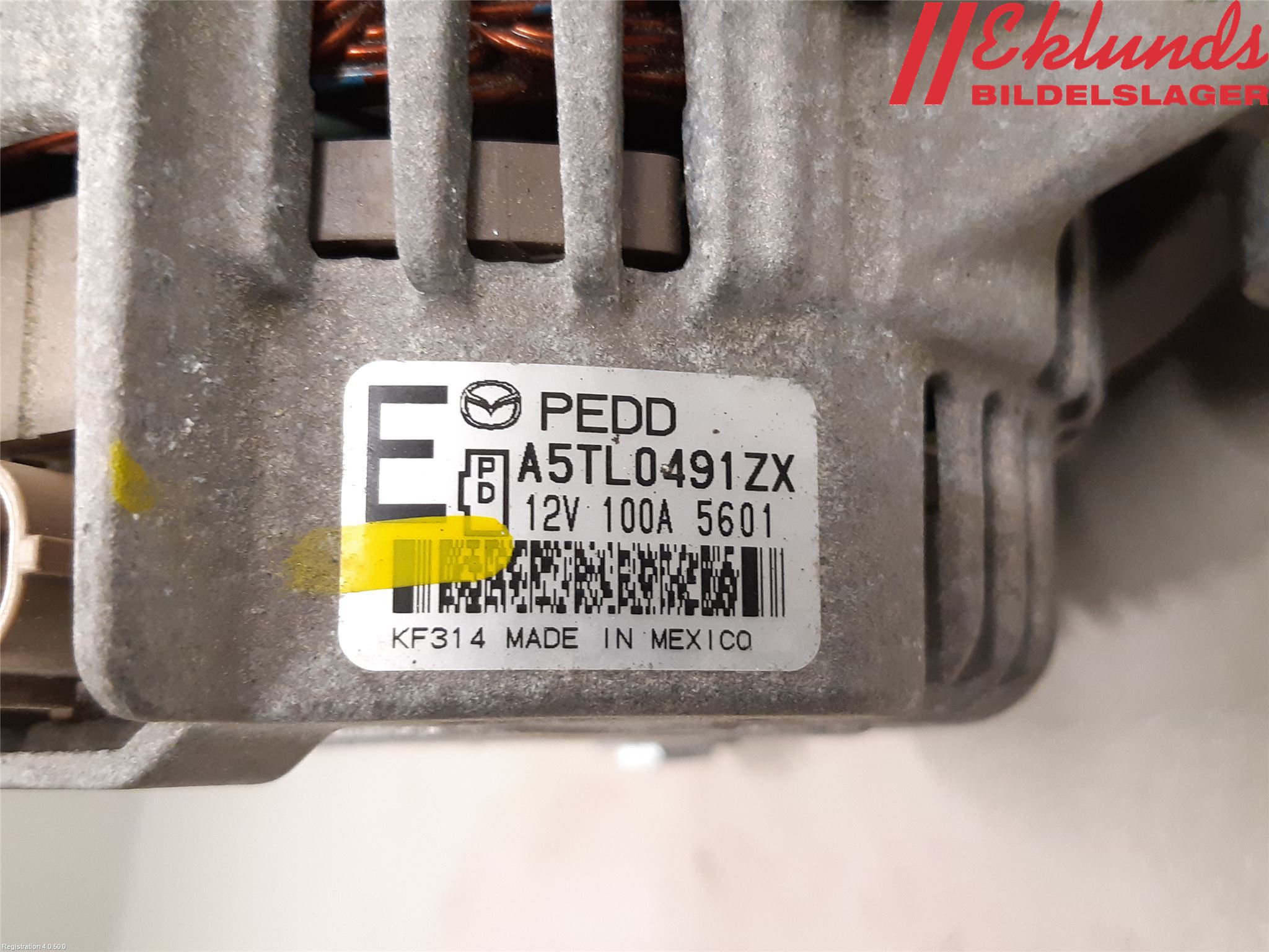 Mazda 3 III 14-19 Generator