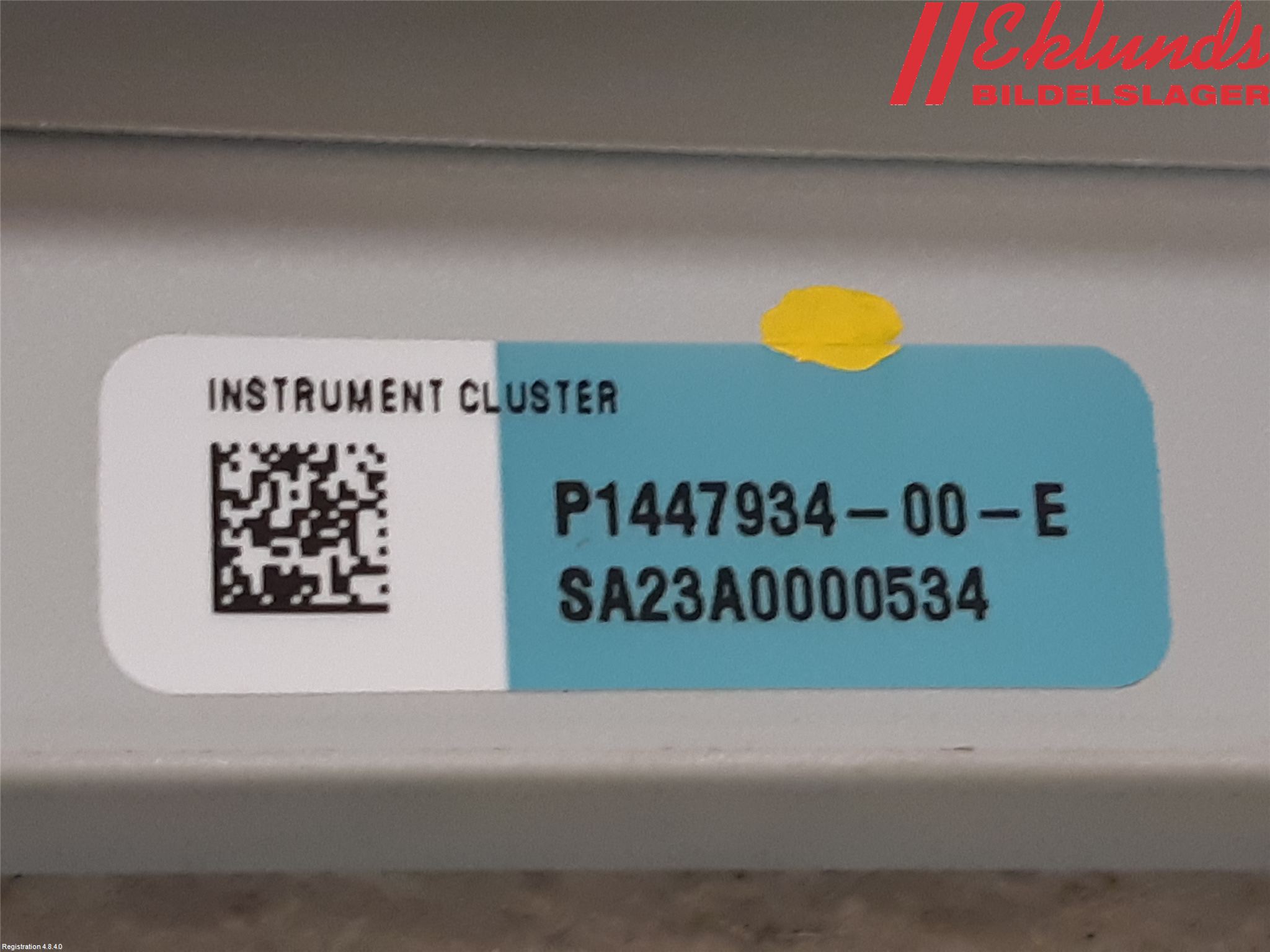 Tesla MODEL X 16- Instrument Komb