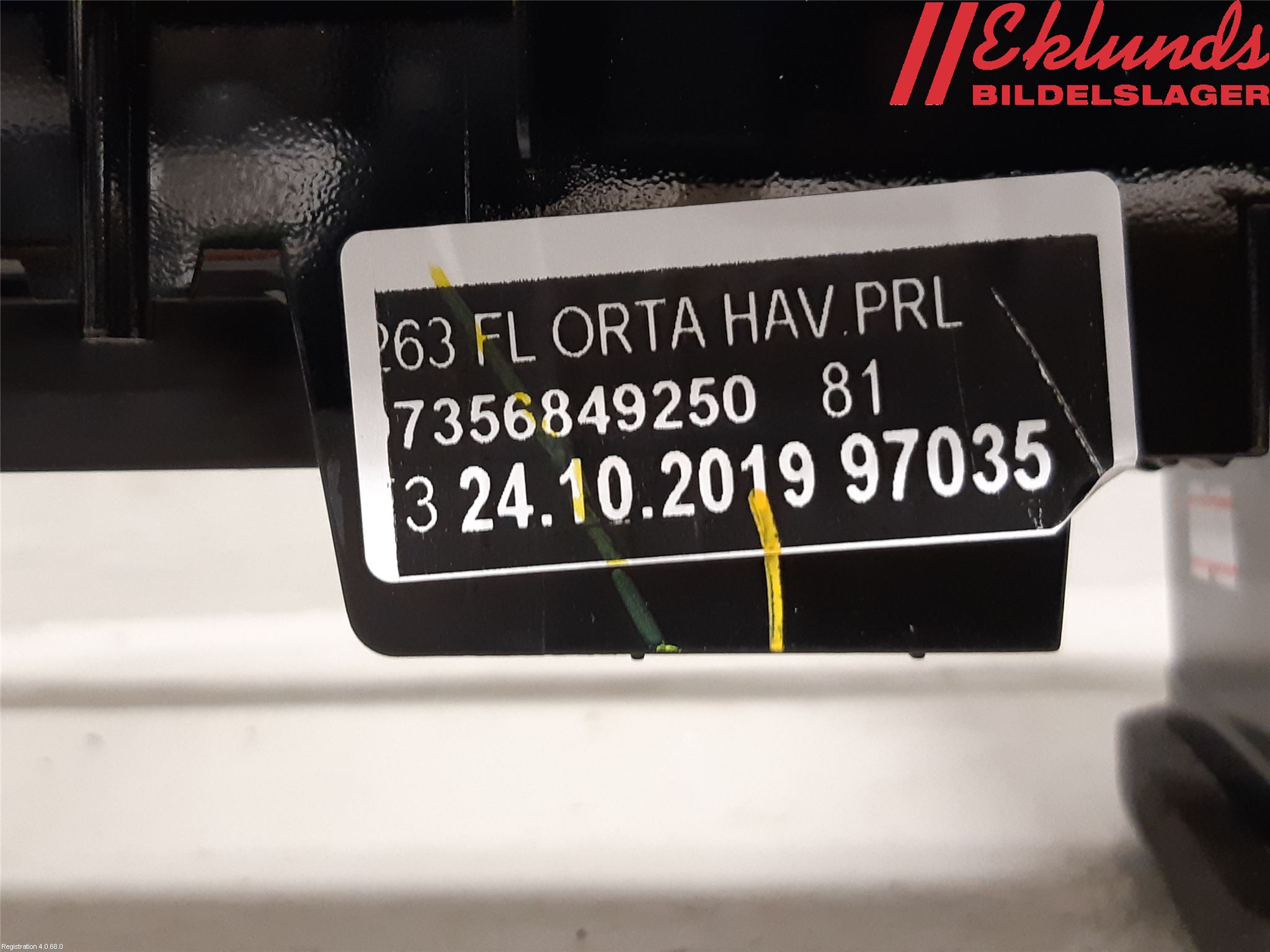 Fiat DOBLO CARGO Defrosterkanal-Munstycke