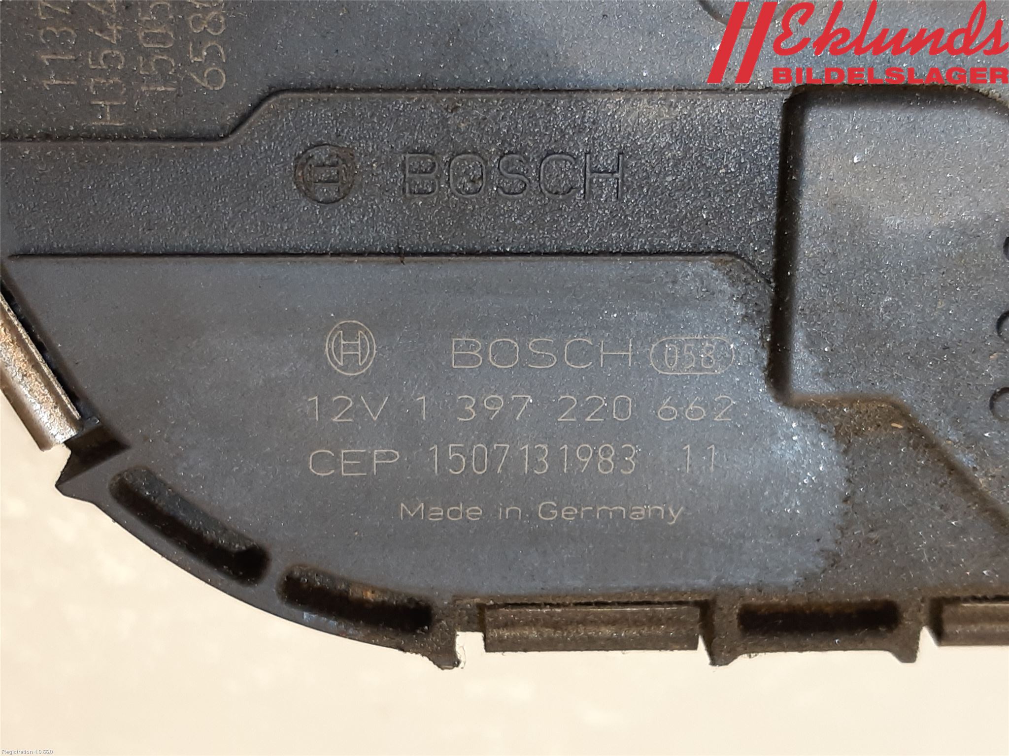 Volkswagen VW GOLF SPORTSVAN 15-20 Torkarmotor Vindruta