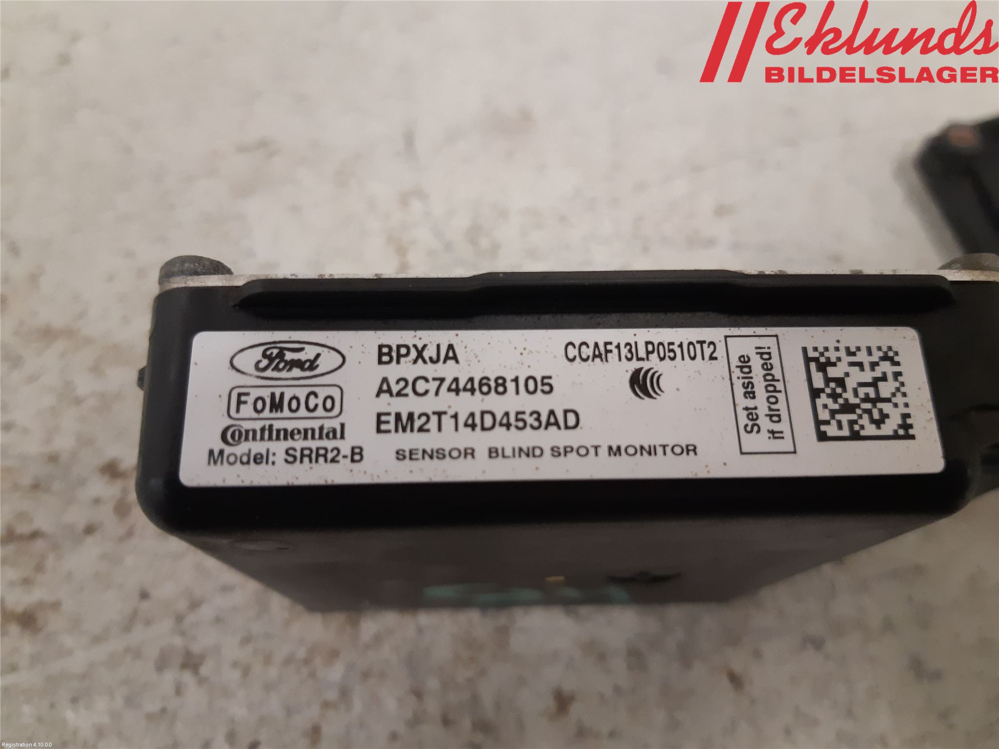 Ford S-MAX 15- Sensor Aktivt Kollisionsskydd