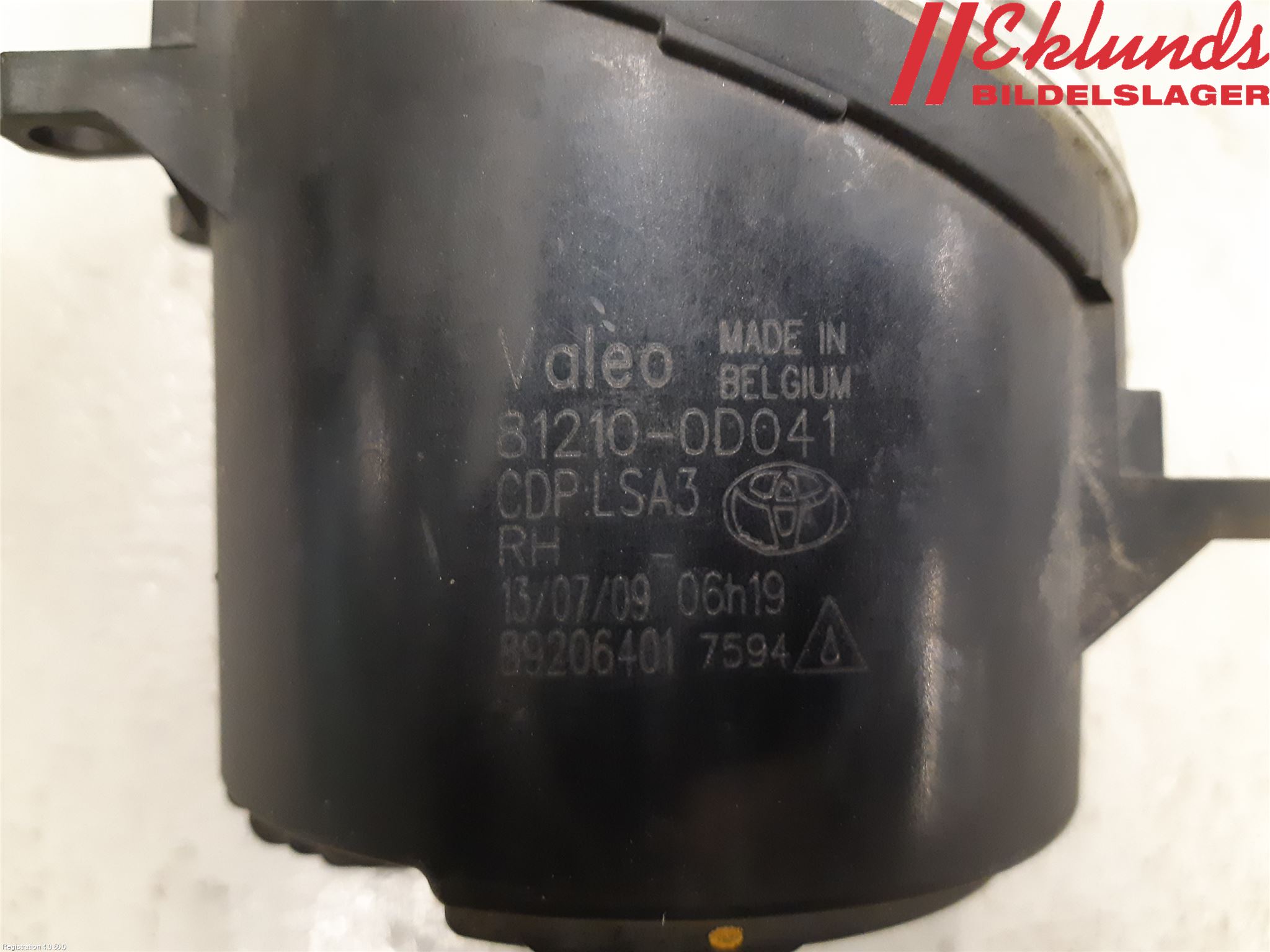 Toyota AVENSIS 09-15 Dimljus-Varselljus Fram