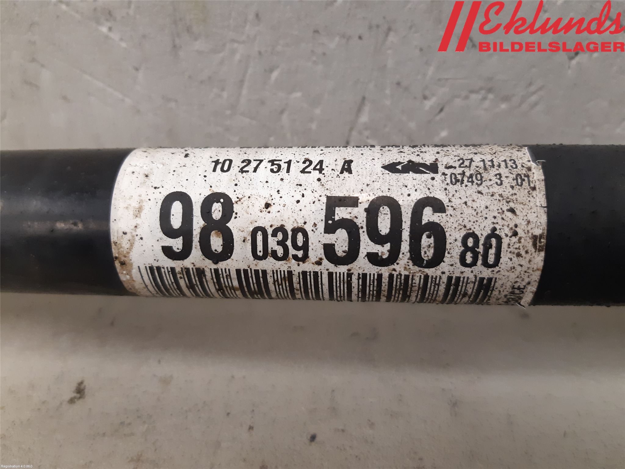 Peugeot 208 12-15 Drivaxel Fram Höger