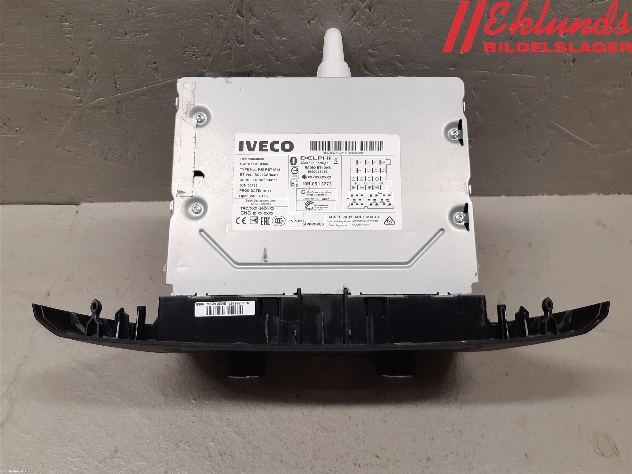 Iveco DAILY 14->> Cd Radio - Multimediapanel