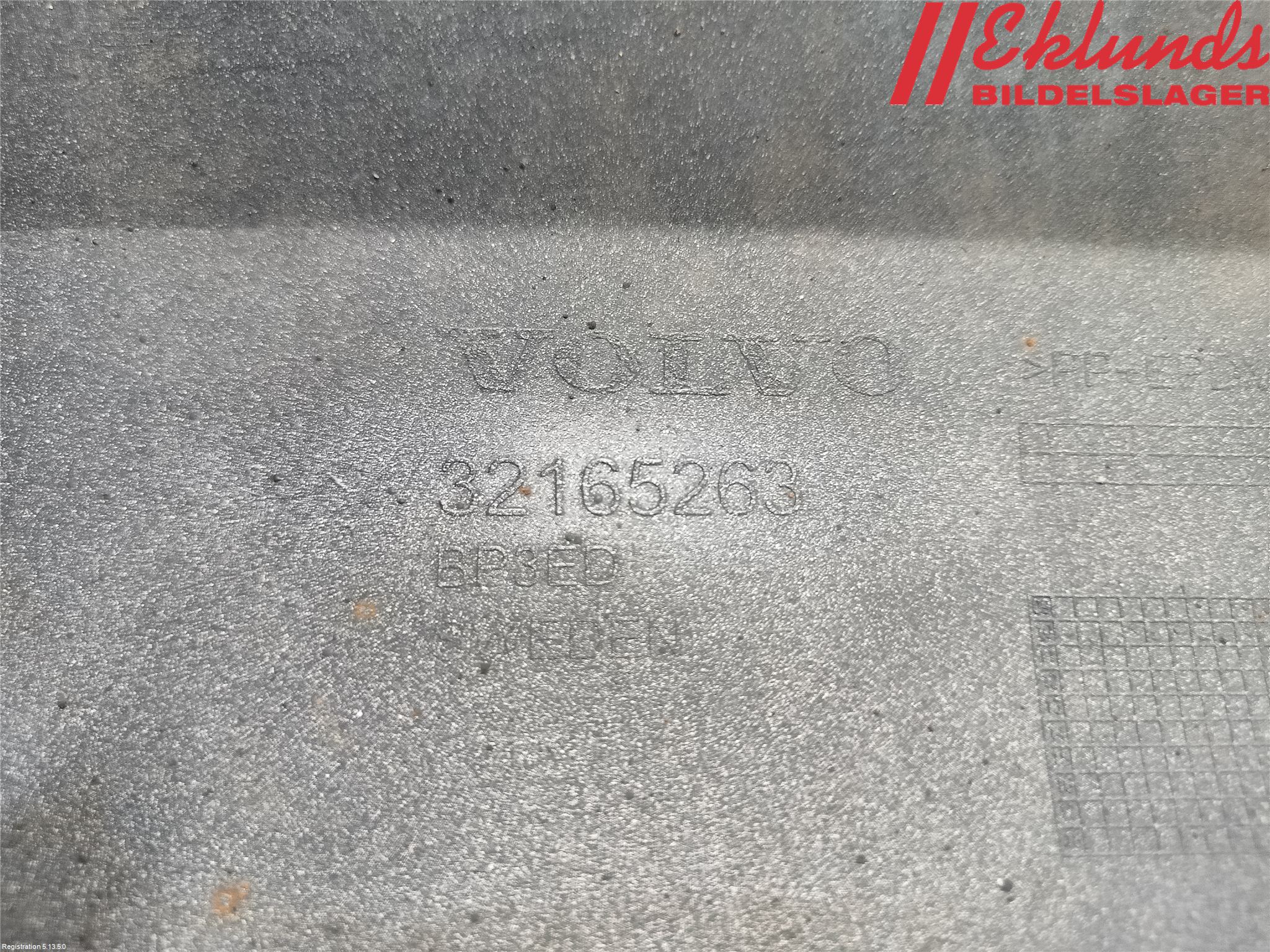 Volvo V60 11-13 Stötfångarbeklädnad Bak