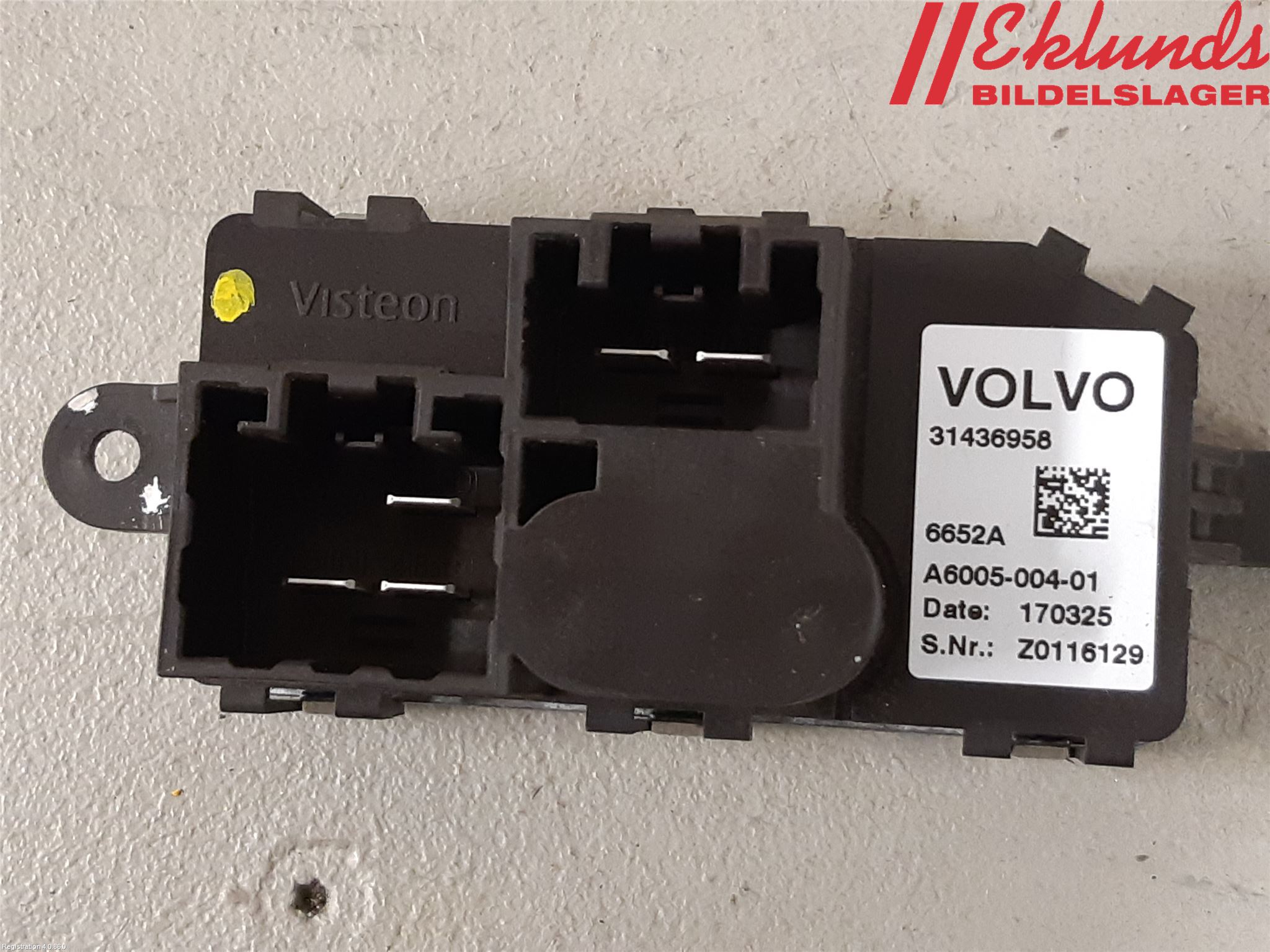 Volvo V40 12-19 Värmefläktsmotstånd