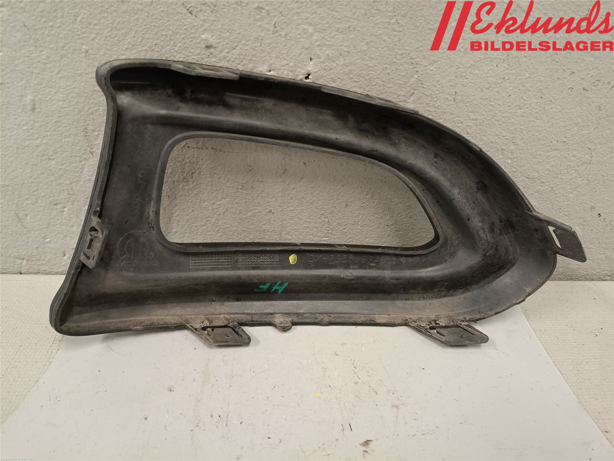 Fiat 500X 15- Dimljussarg Fram