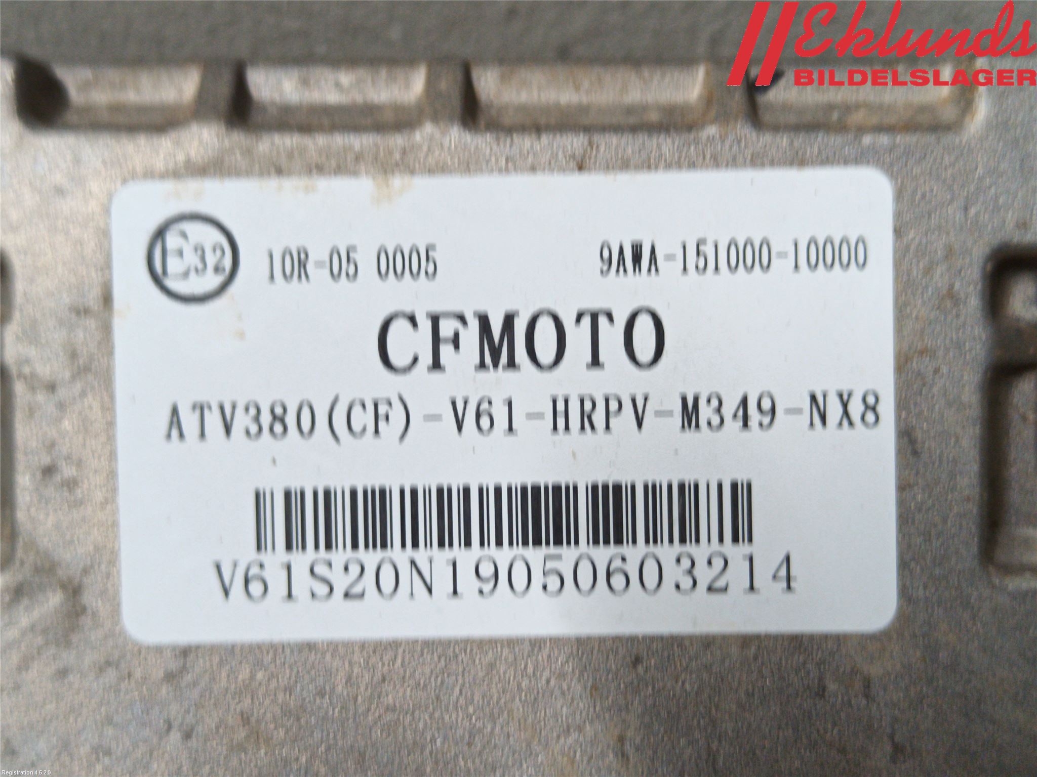 MC och moped ATV CF MOTO Styrenhet Övrigt