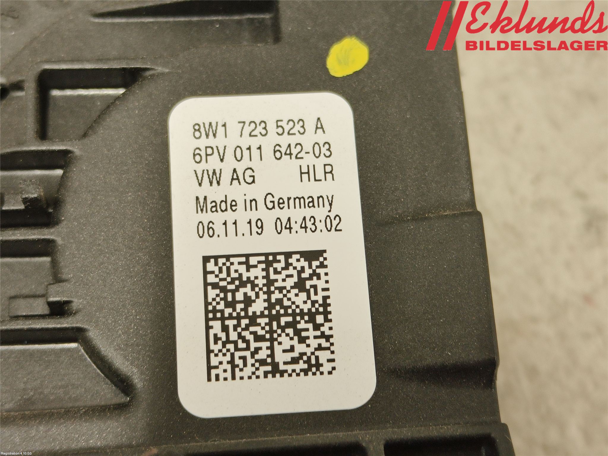 Audi A4/S4 B9 20- Gaspedal