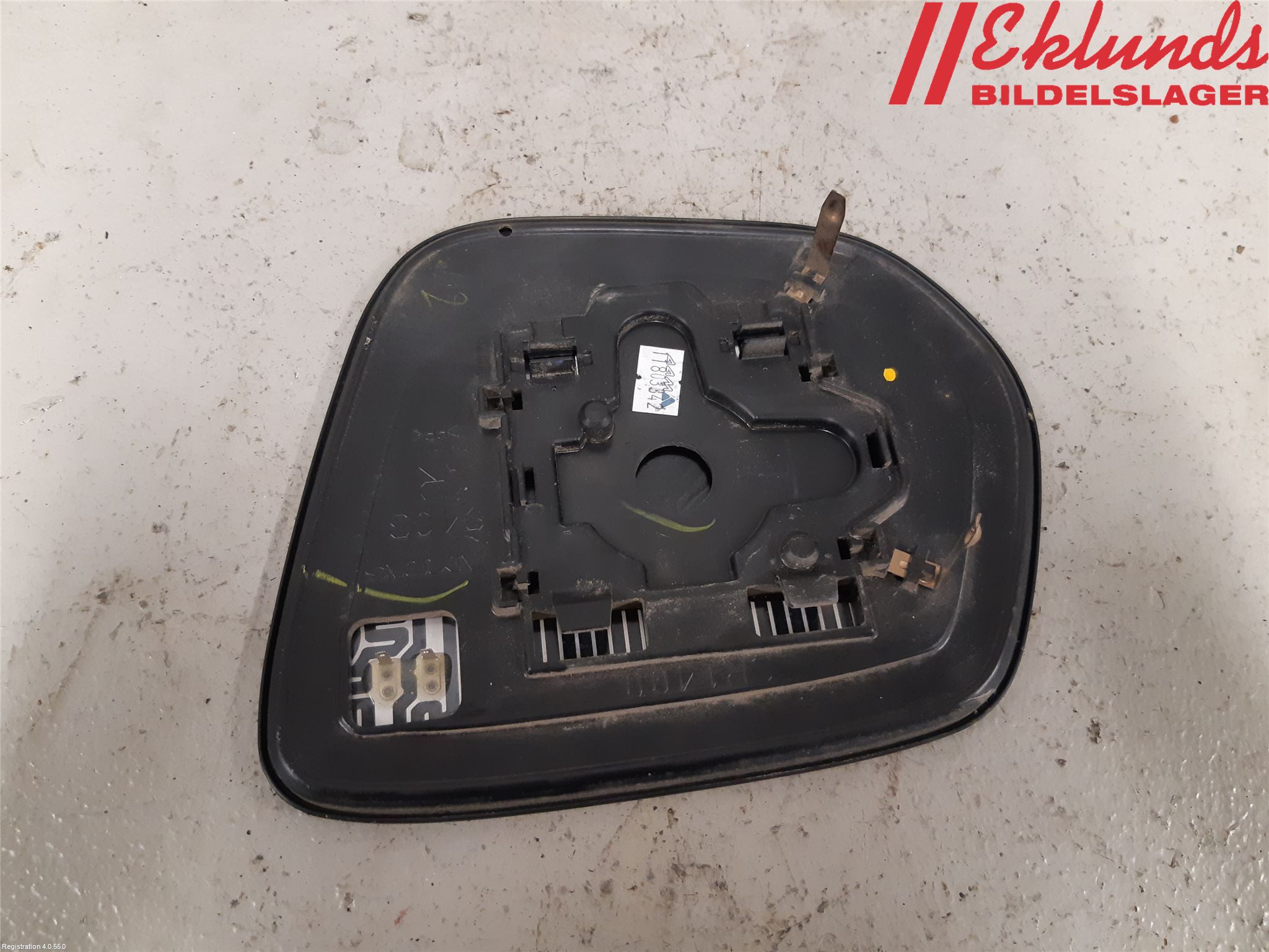 Isuzu D-MAX Spegelglas Hö