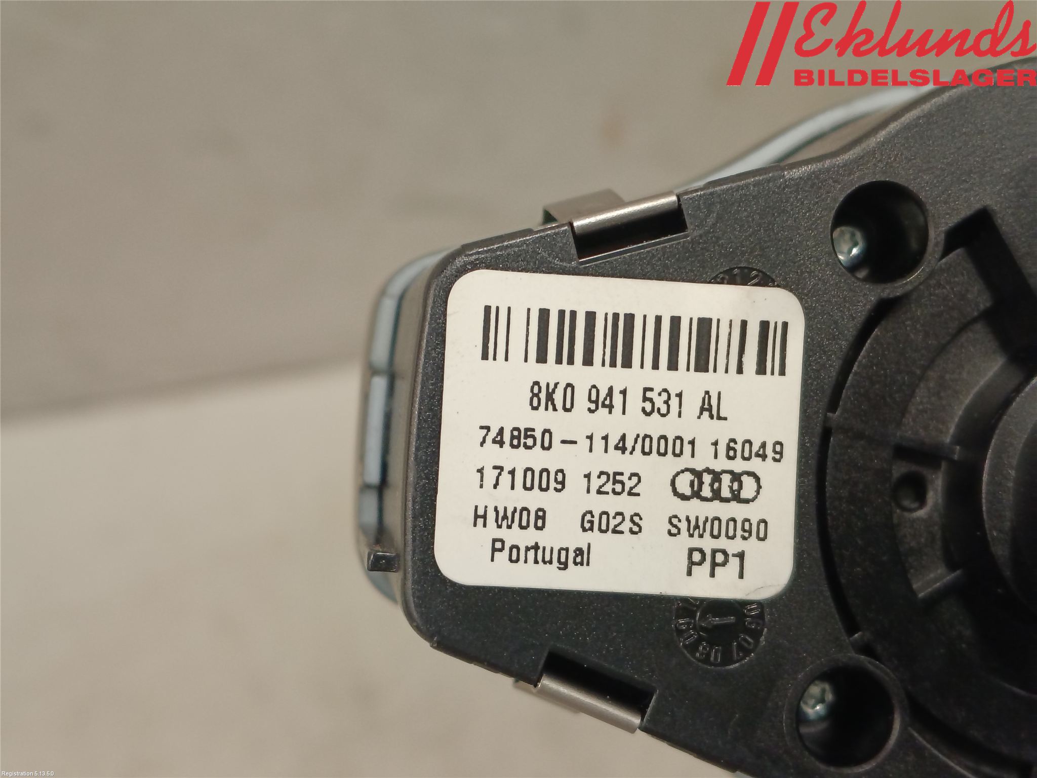Audi A4 ALLROAD 09-16 Strömställare Ljus