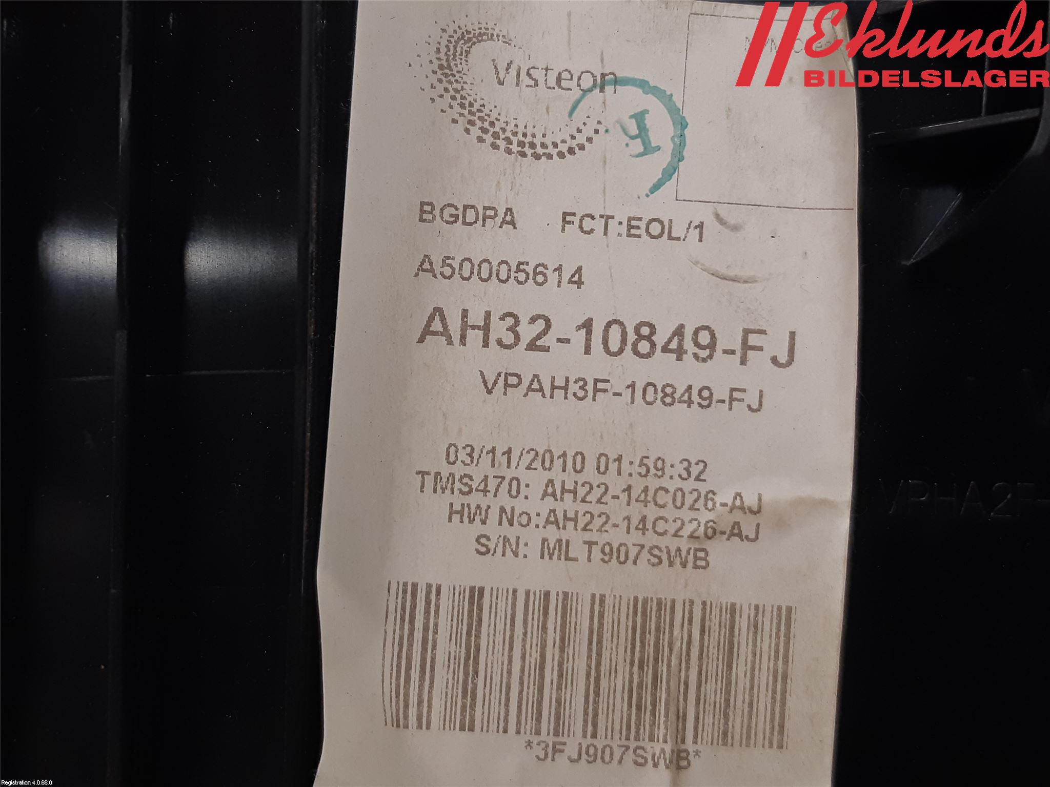 Landrover RANGE ROVER SPORT (L320) 10-13 Instrument Komb