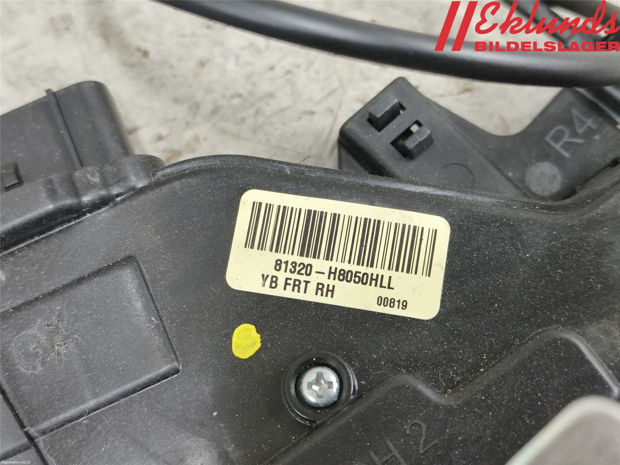 Kia RIO 17- Låskista-Dörrlås