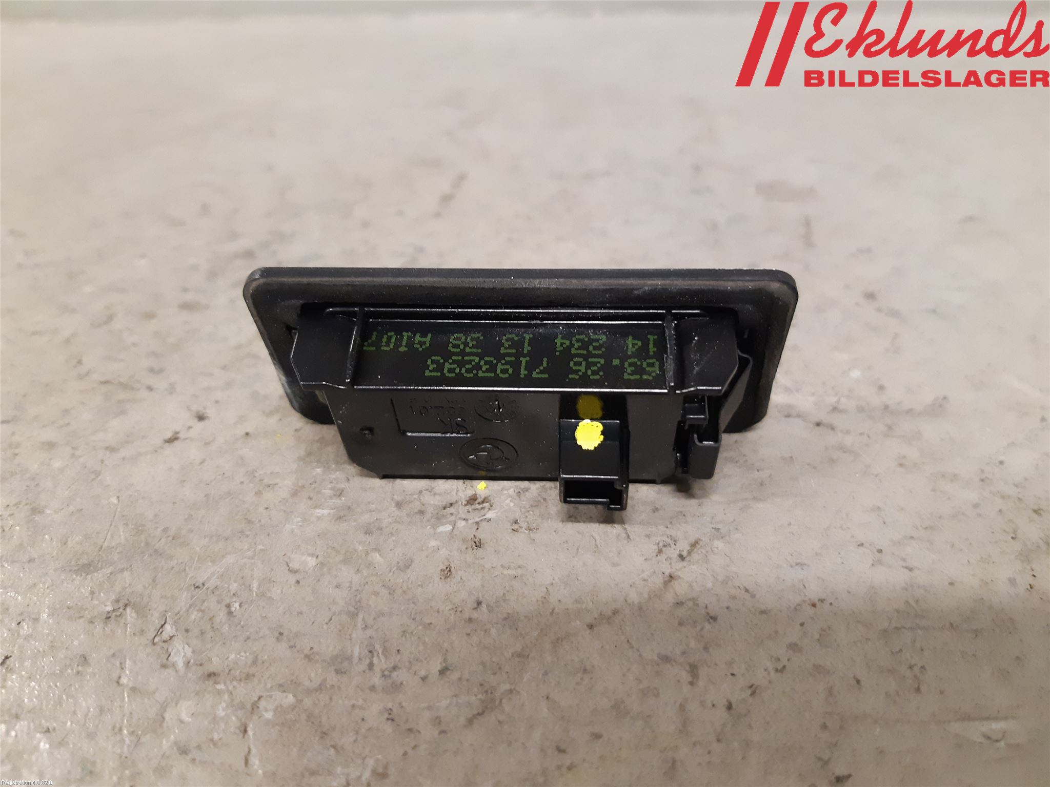 BMW X6 F16 14-19 Skylt Belysning