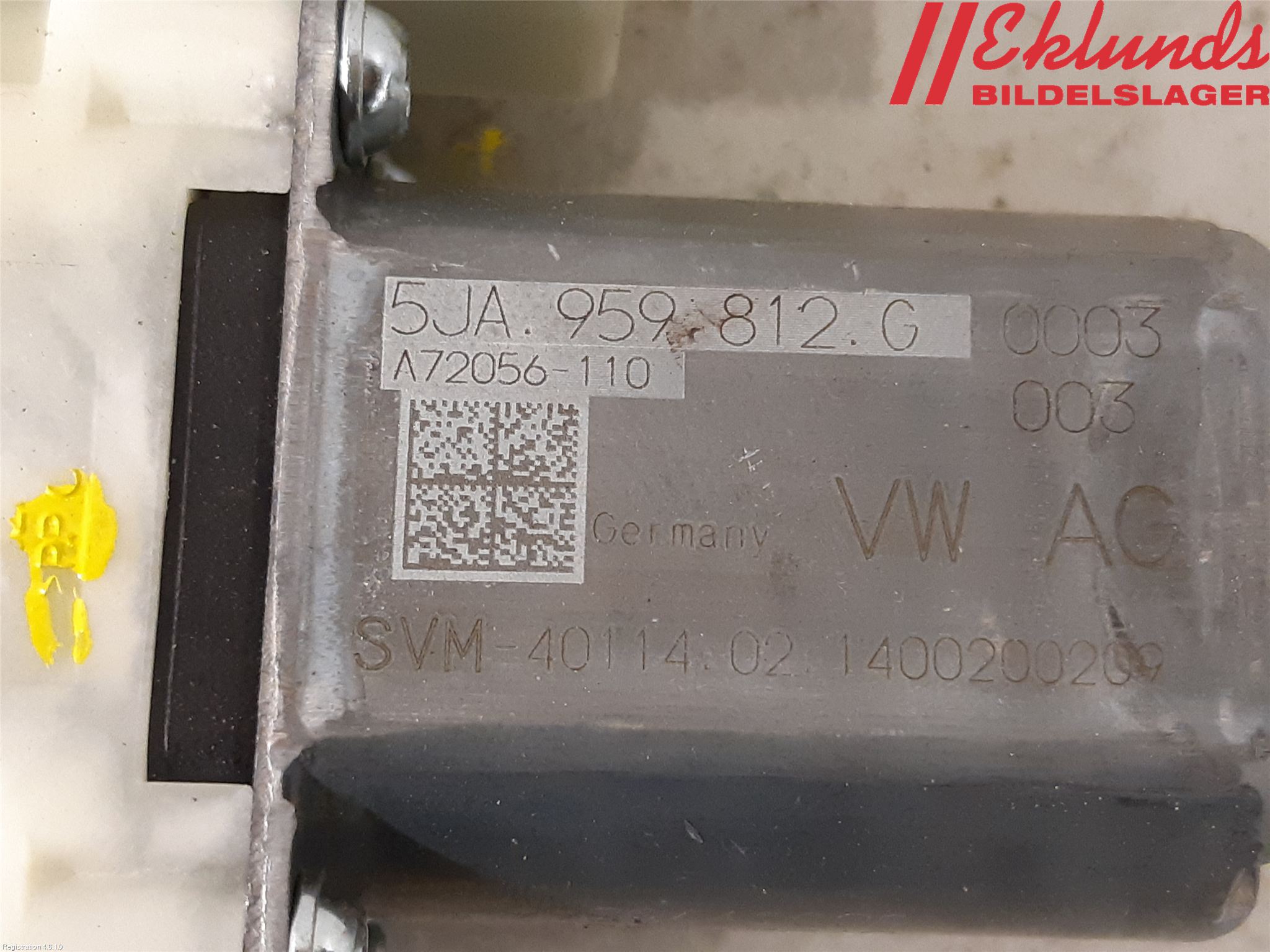 Skoda RAPID Fönsterhiss El Kompl