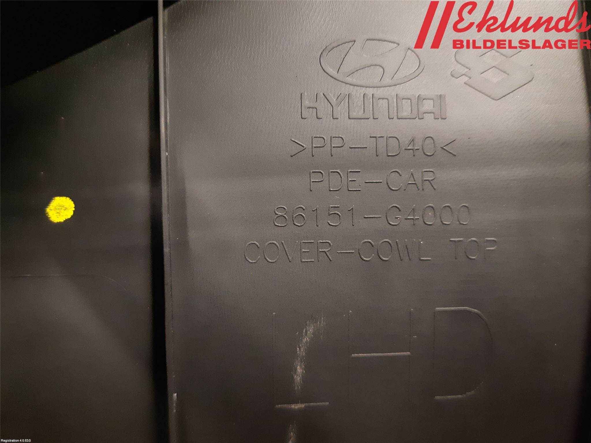 Hyundai i30 PD 17- Torpedplåt-Torpedplast