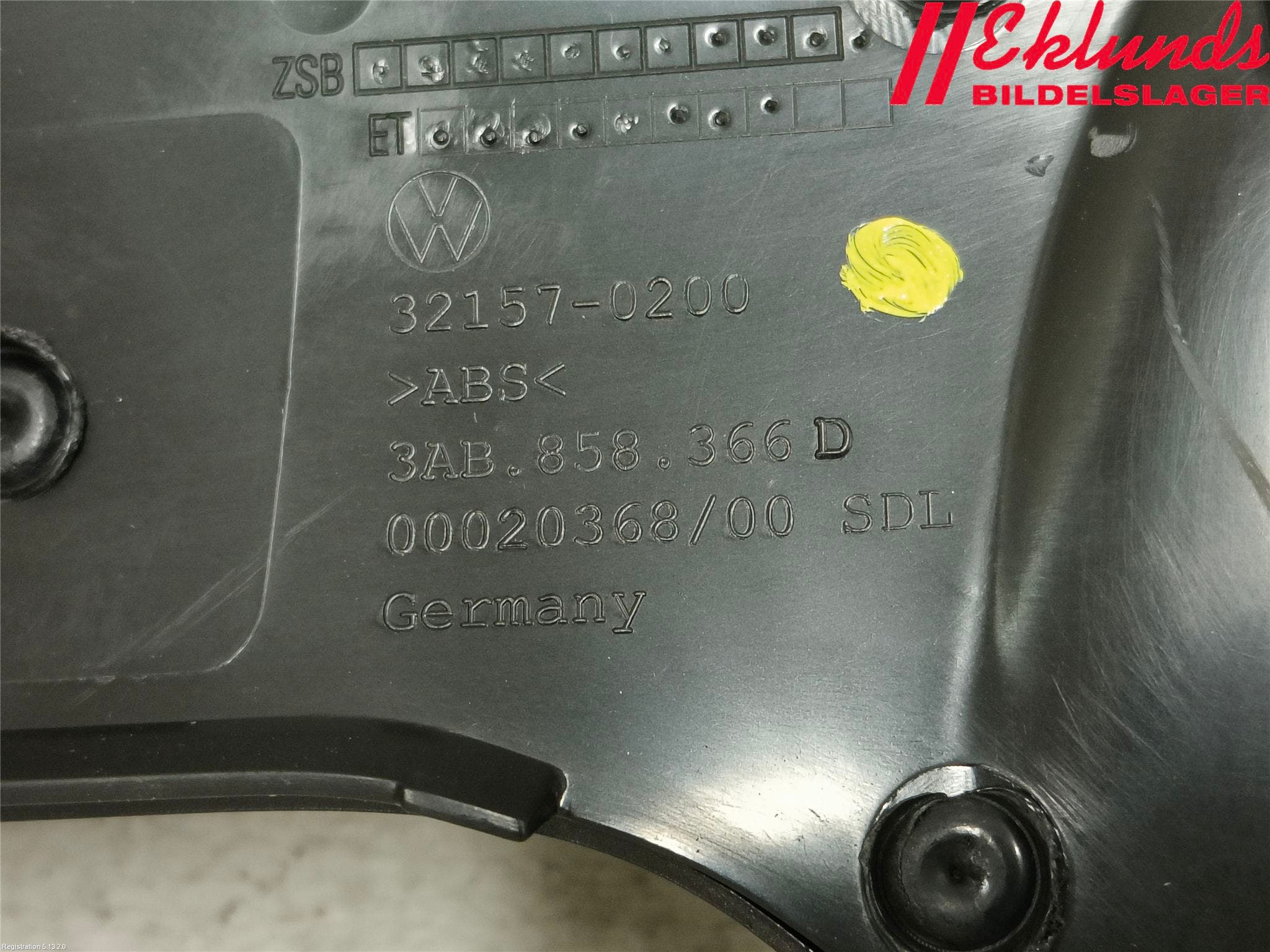 Volkswagen VW PASSAT 11-14 Instrumentbräda Inlägg-Dekorlist