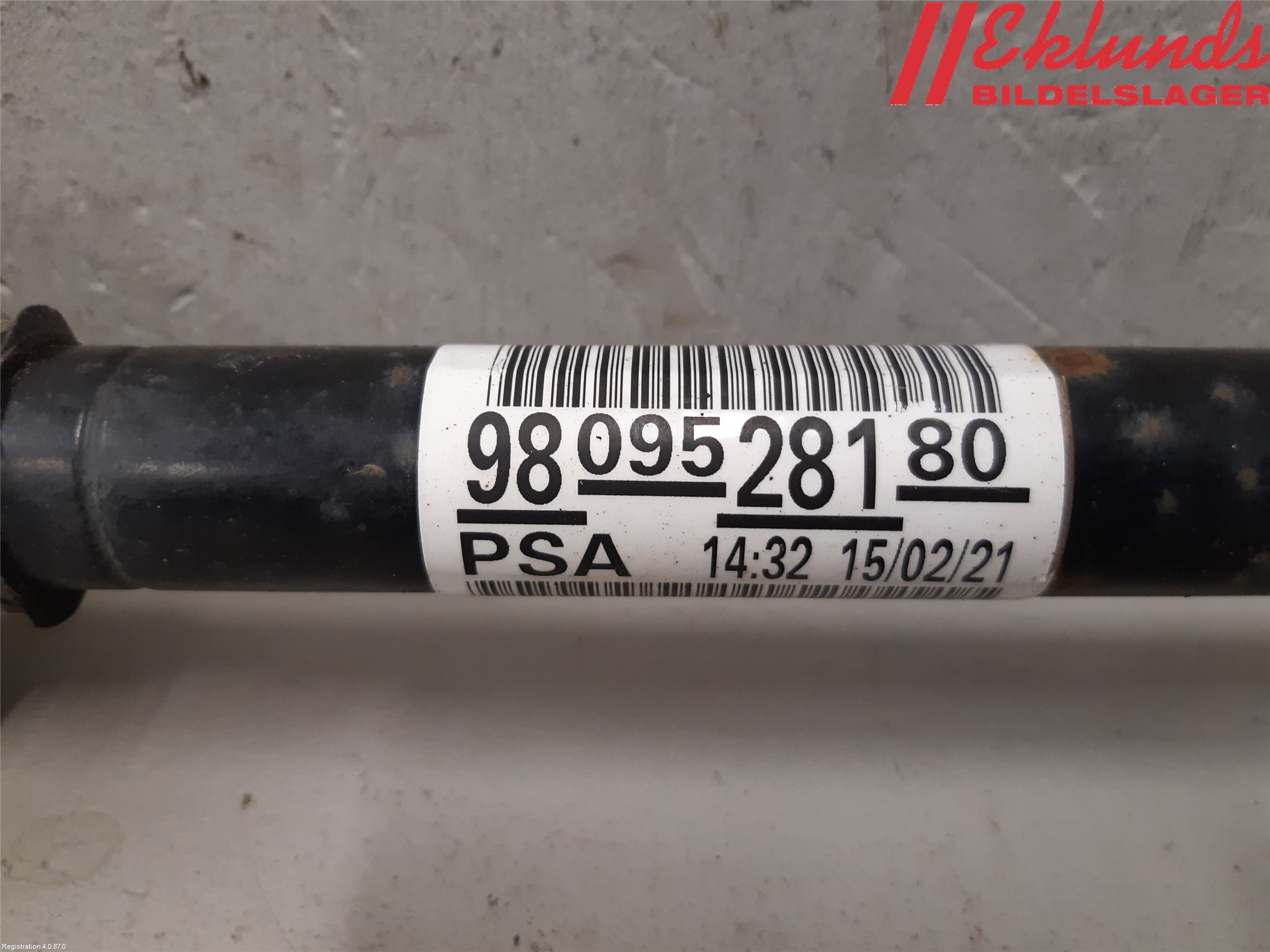 Peugeot 308 14-21 Drivaxel Fram Höger