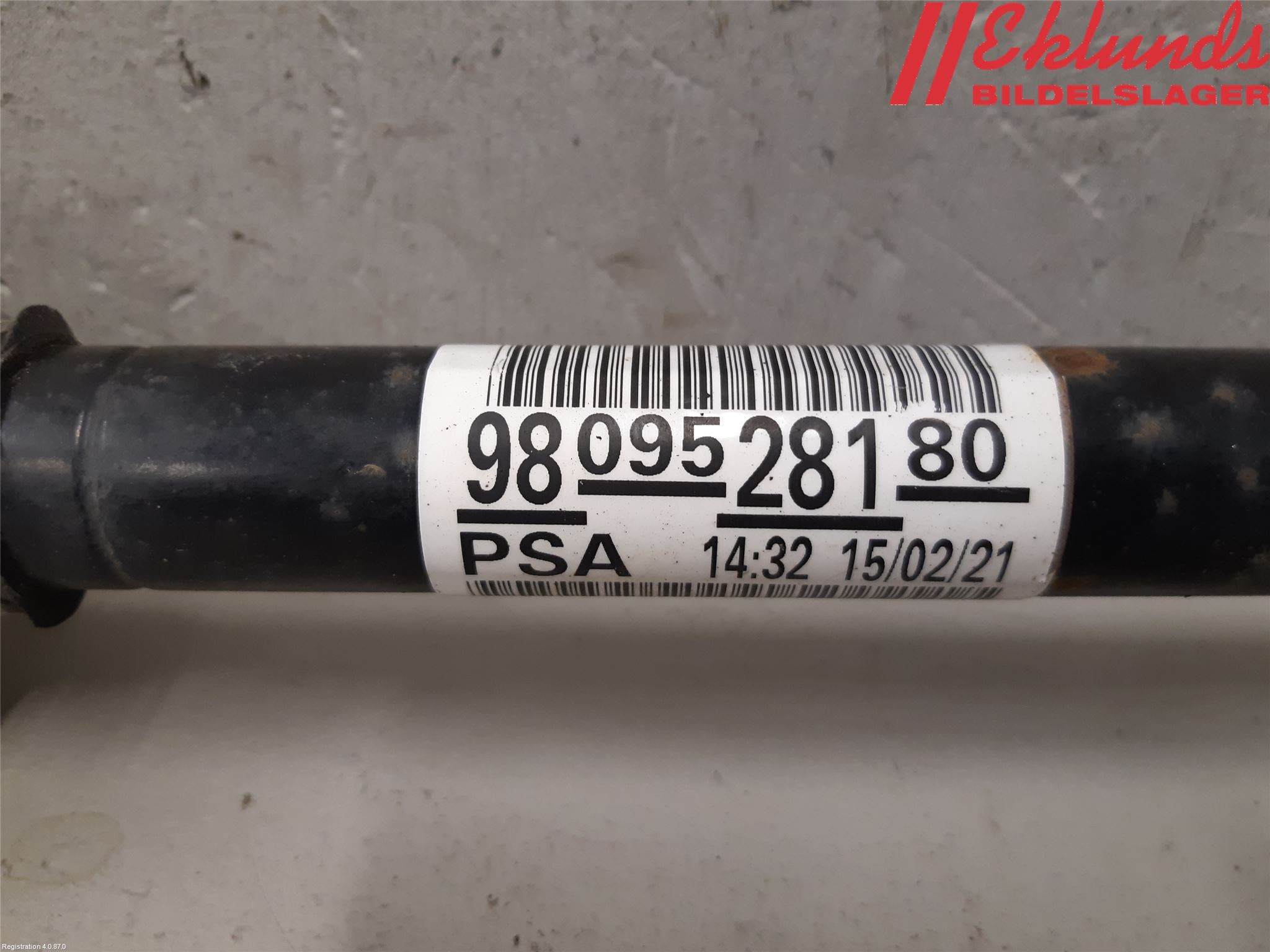 Peugeot 308 14-21 Drivaxel Fram Höger