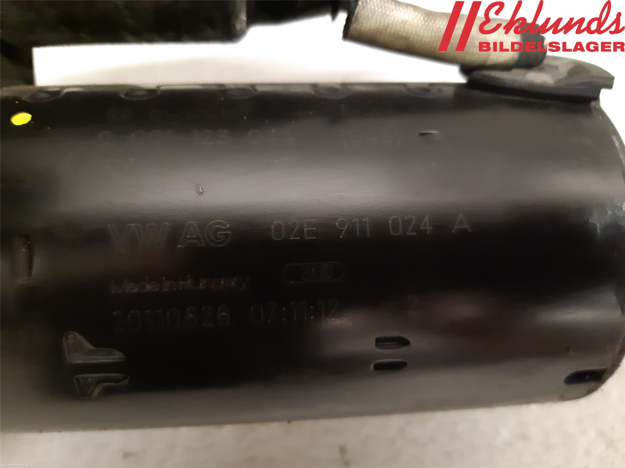Volkswagen VW TOURAN 10-15 Startmotor Diesel