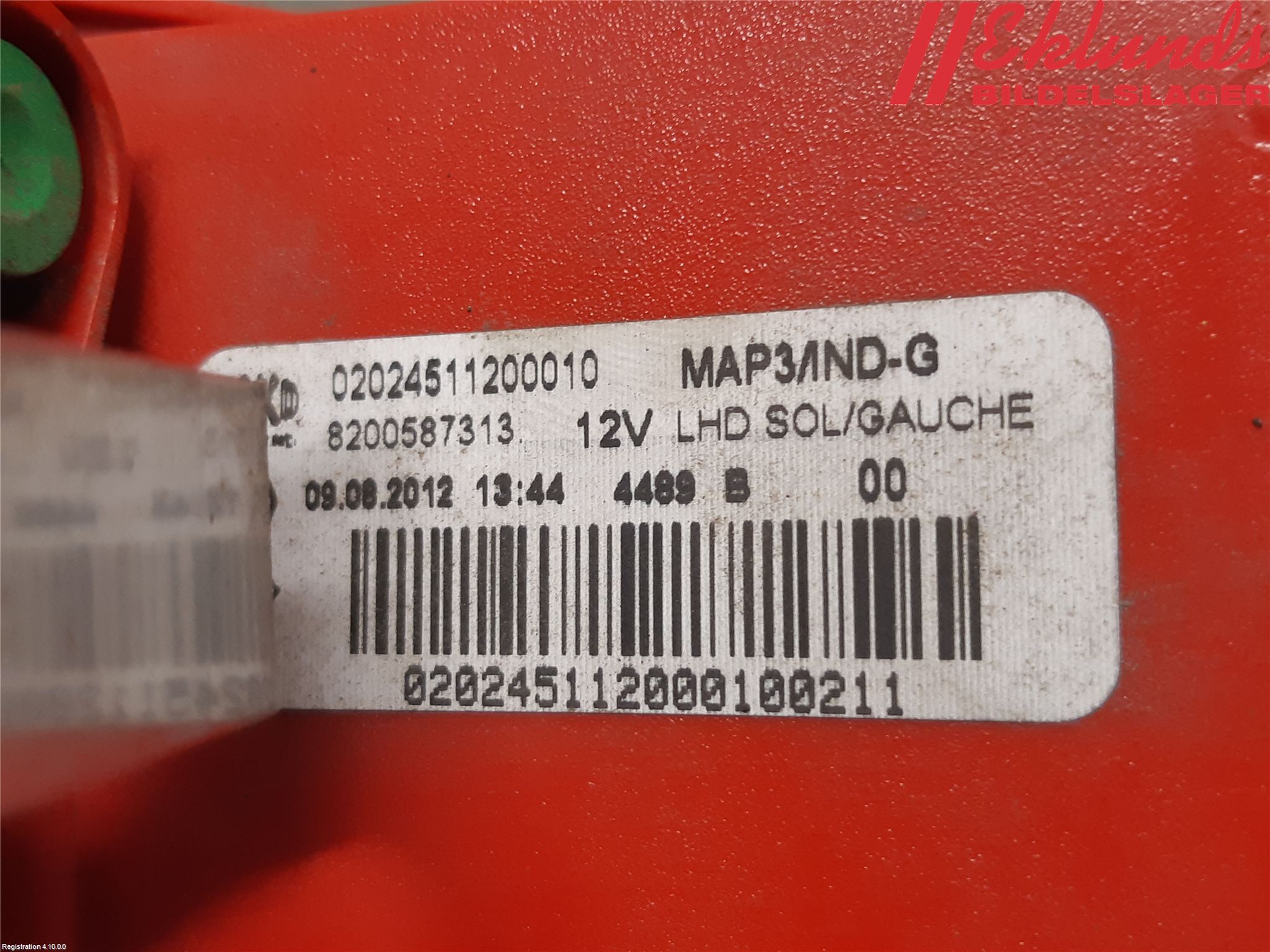 Renault CLIO III  09-12 Dimljus/Reflex Bak