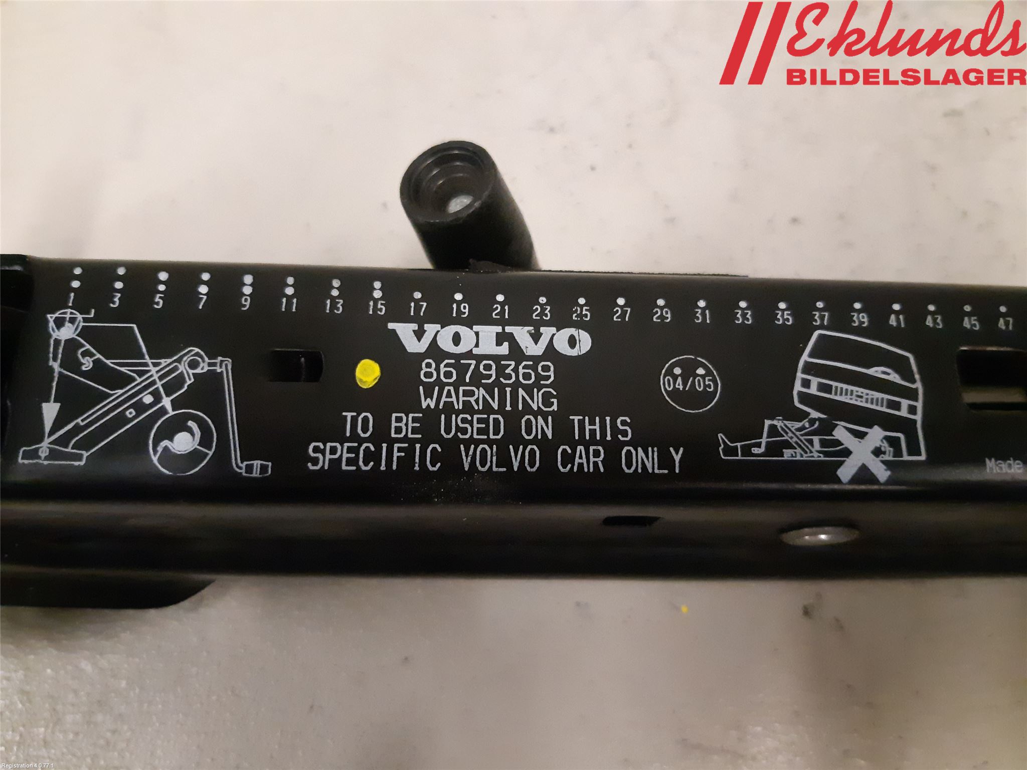 Volvo V70 05-08 Domkraft