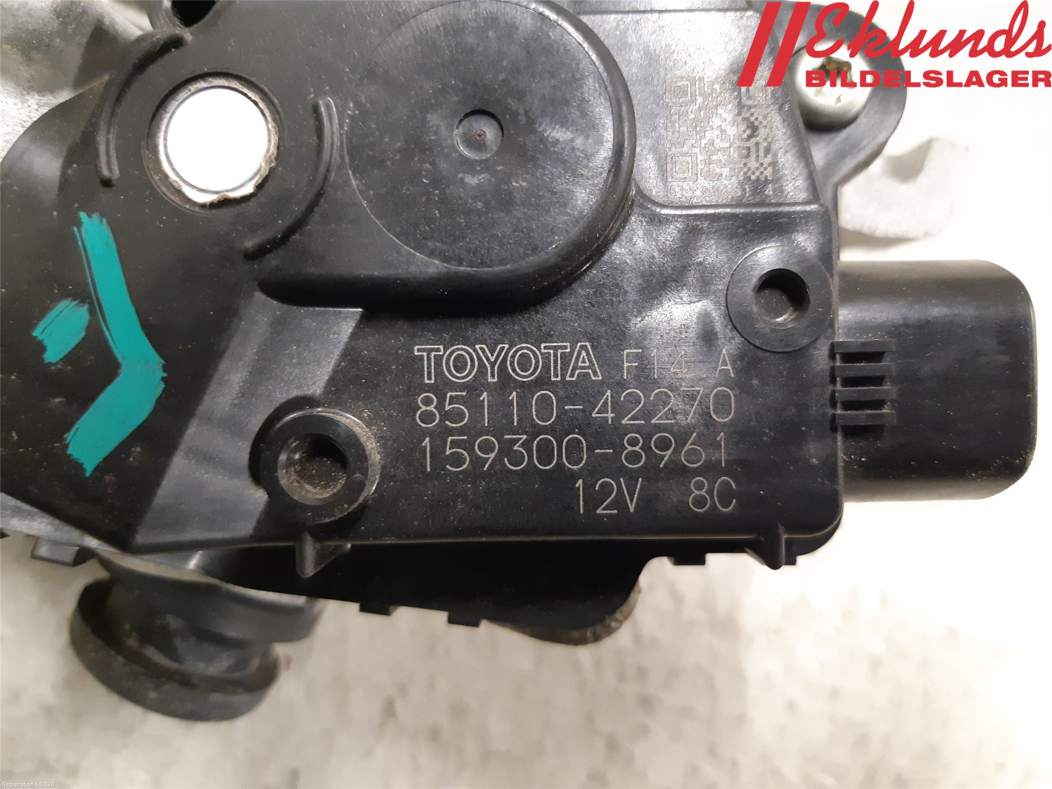 Toyota RAV4 19- Torkarmotor Vindruta