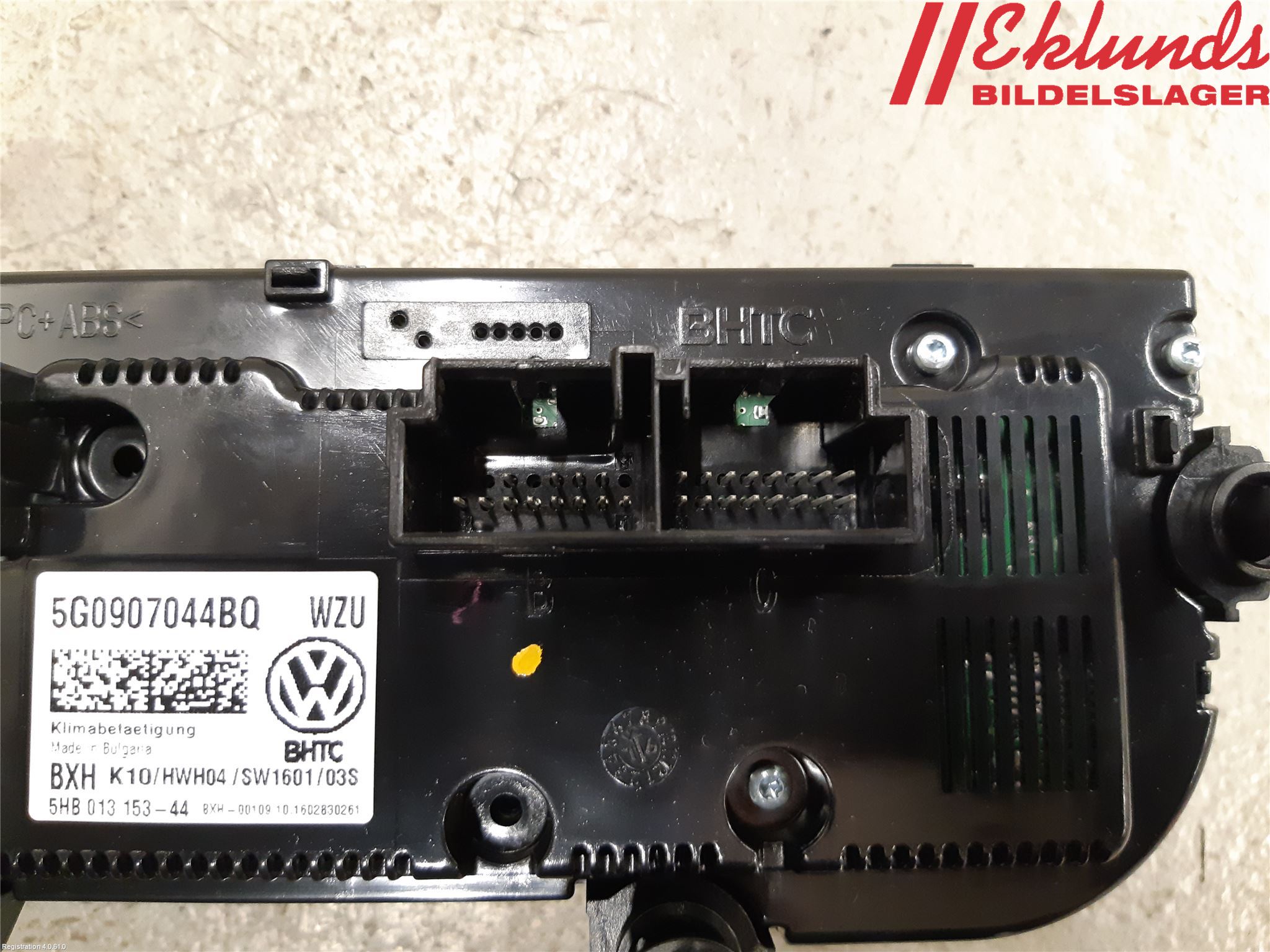 Volkswagen VW PASSAT 15-19 Ac Styrenhet Ac Manöveren