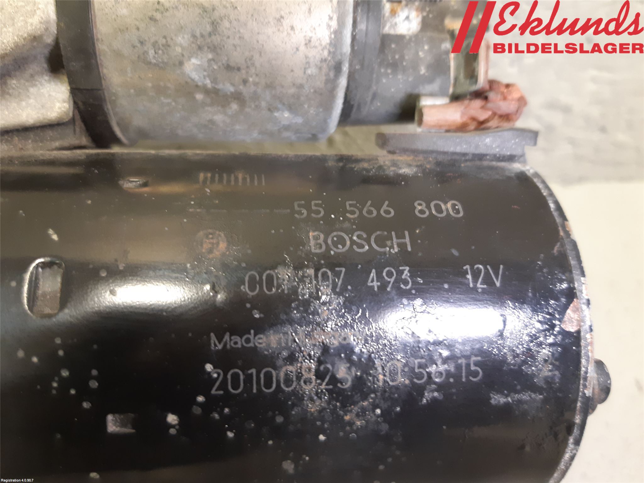 Opel MERIVA B 10-17 Startmotor