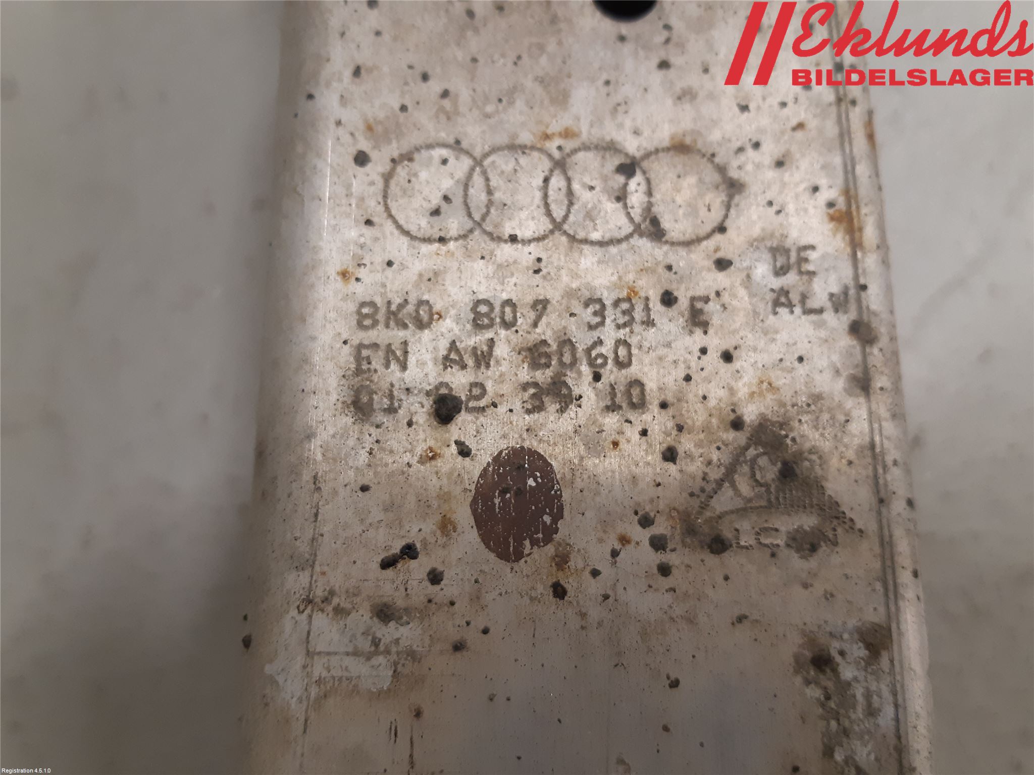 Audi A4/S4 08-11 Stötfångarbärjärn Bak