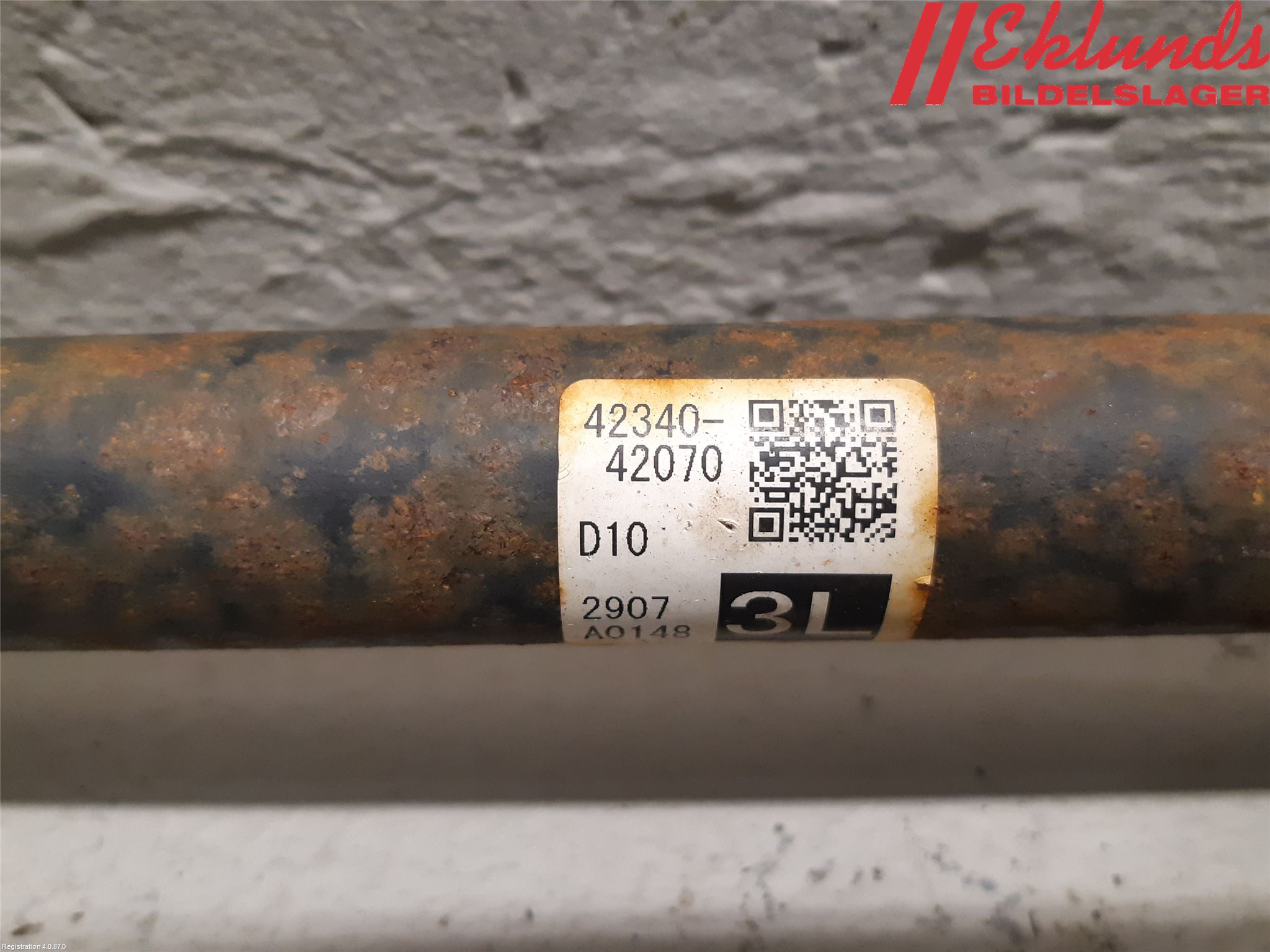 Lexus NX 340h/450h+ 21- Drivaxel Bak Vänster