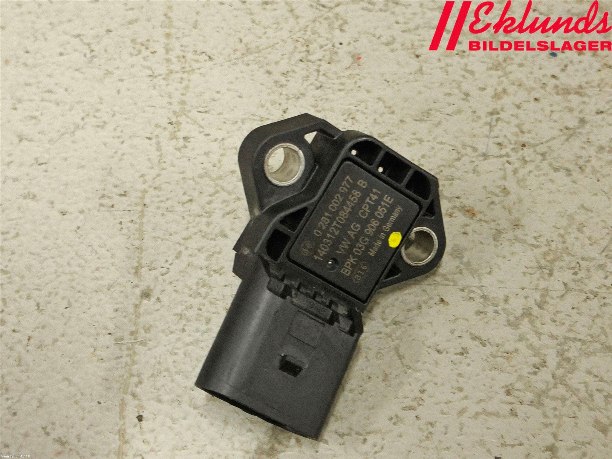 Volkswagen VW GOLF / E-GOLF VII 13-20 Givare Temp-Tryck Avgas