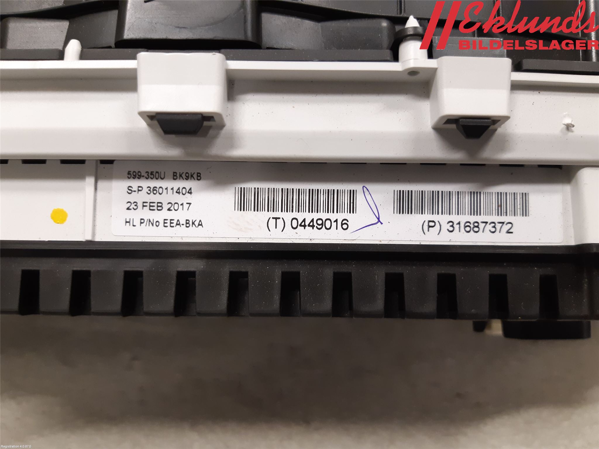 Volvo V40 12-19 Instrument Komb