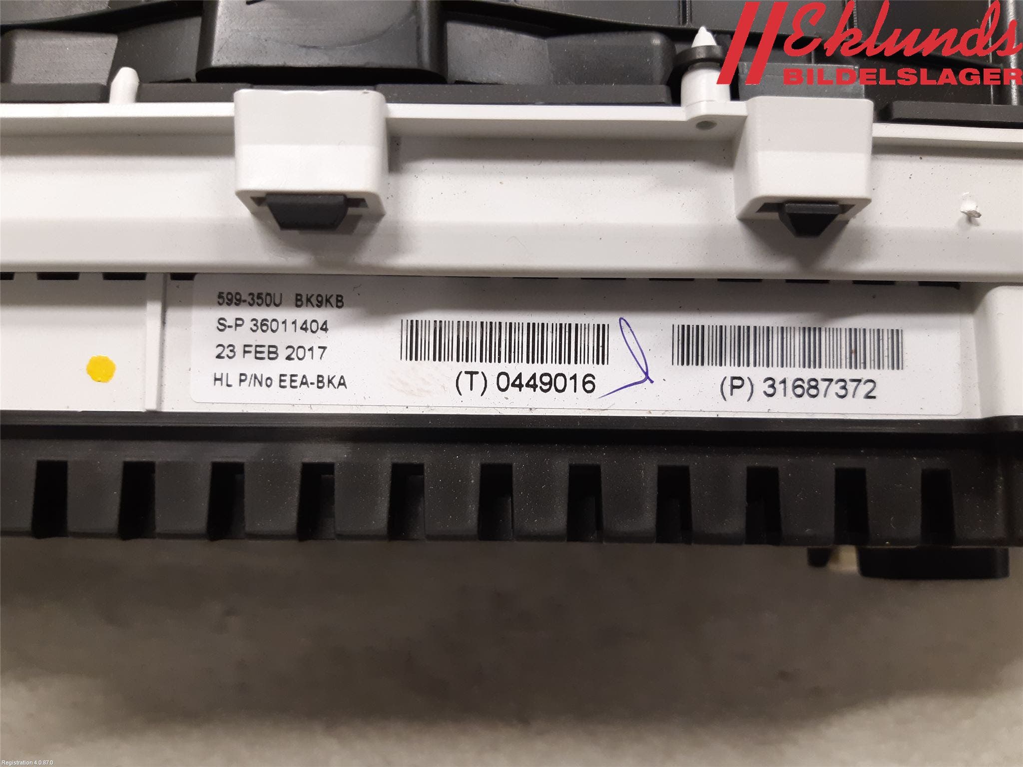 Volvo V40 12-19 Instrument Komb