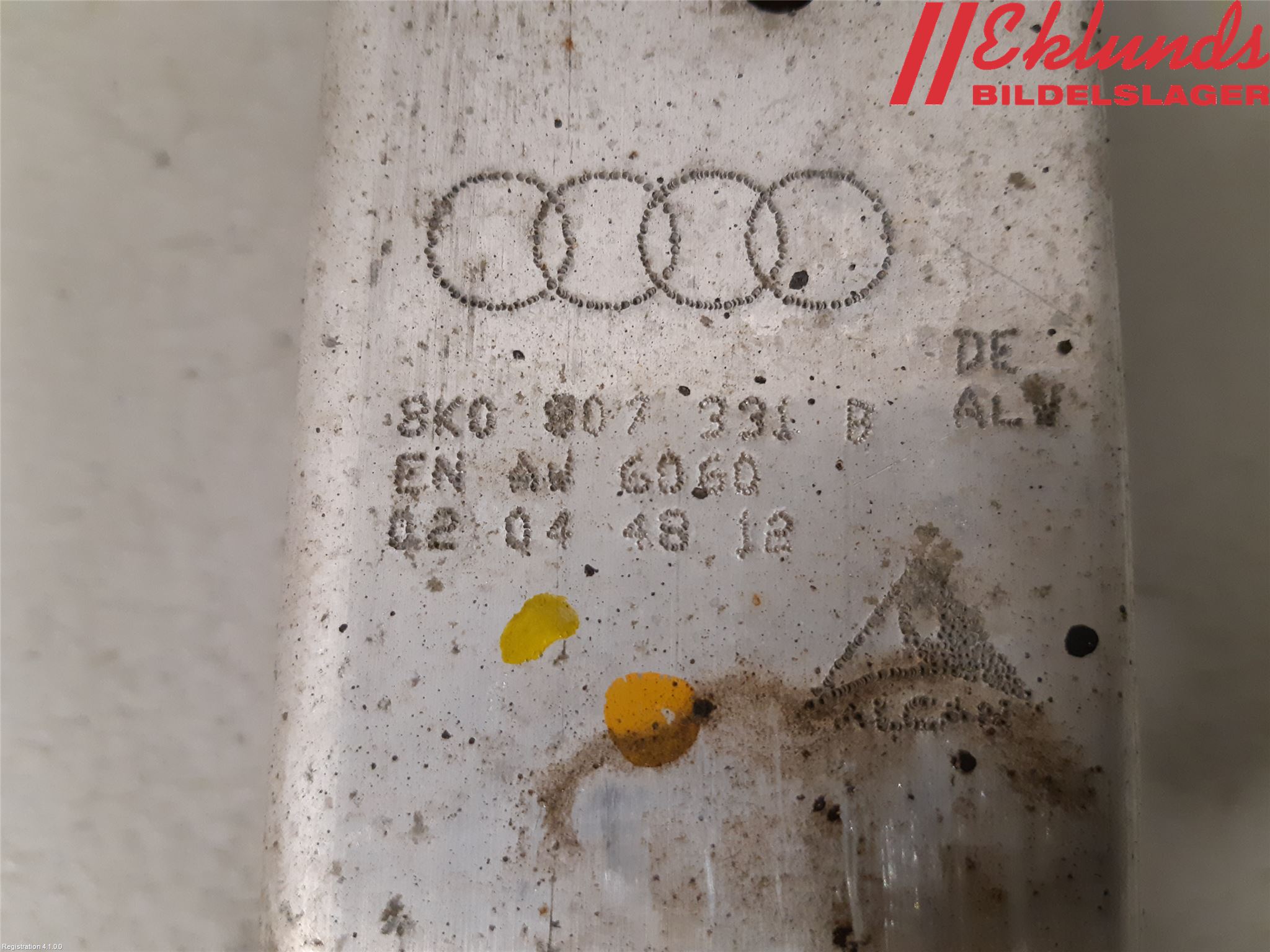 Audi A5 07-16 Stötfångarbärjärn Bak