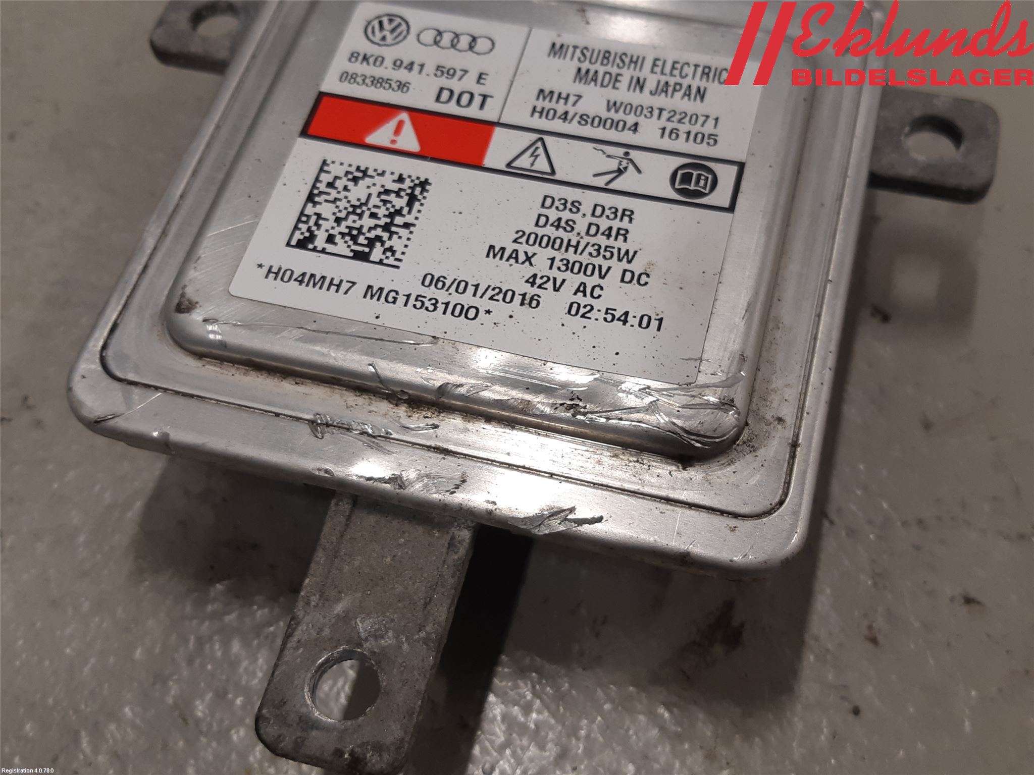 Volkswagen VW GOLF / E-GOLF VII 13-20 Styrenhet Strålkastare