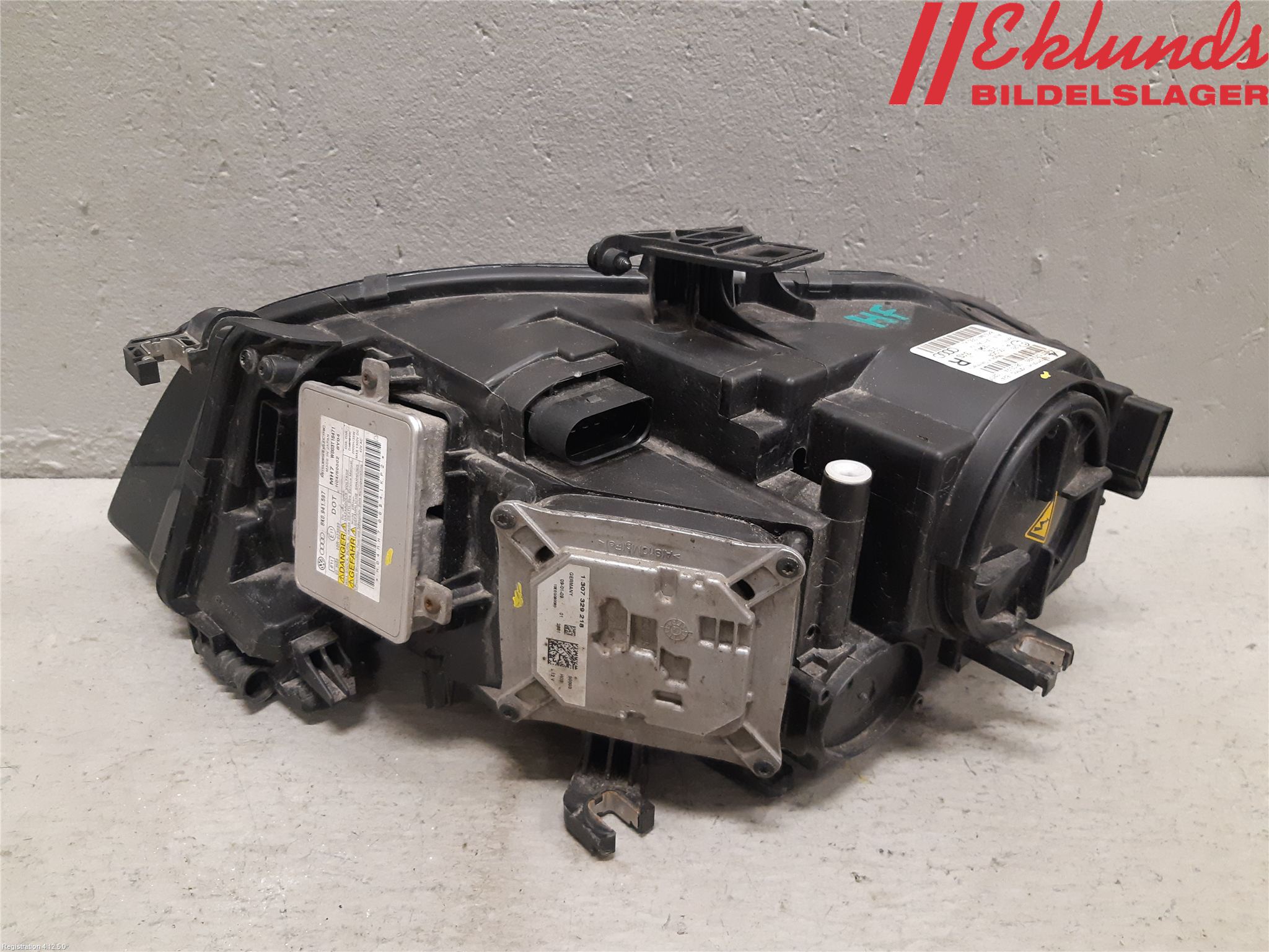 Audi A4/S4 08-11 Strålkastare Höger