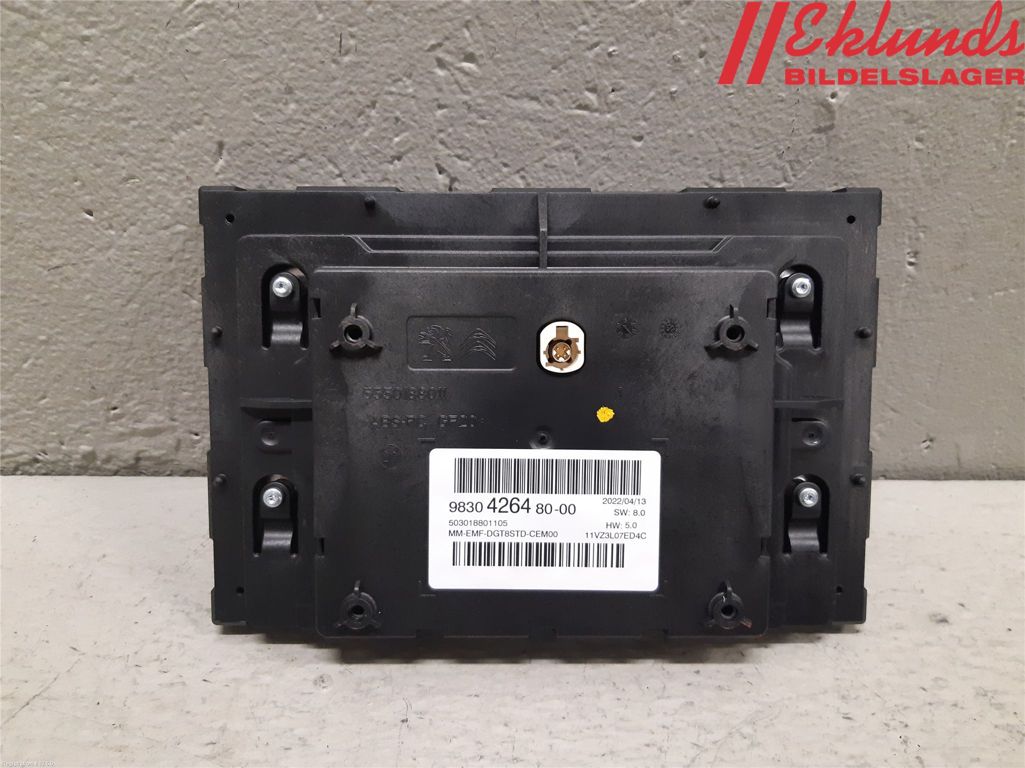 Citroen C5 AIRCROSS 19- Multifunktionsdisplay