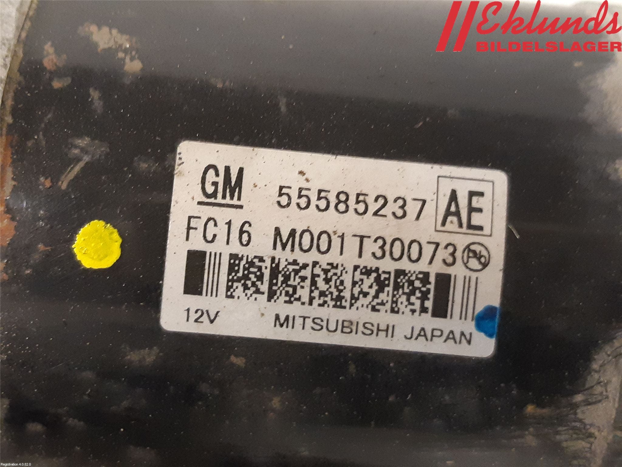 Opel INSIGNIA 09-16 Startmotor Diesel