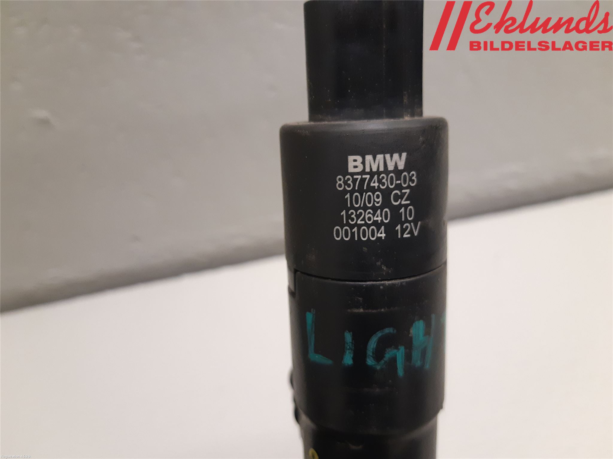 BMW 3 E90/91 SED/TOU 05-12 Spolarpump Högtryck