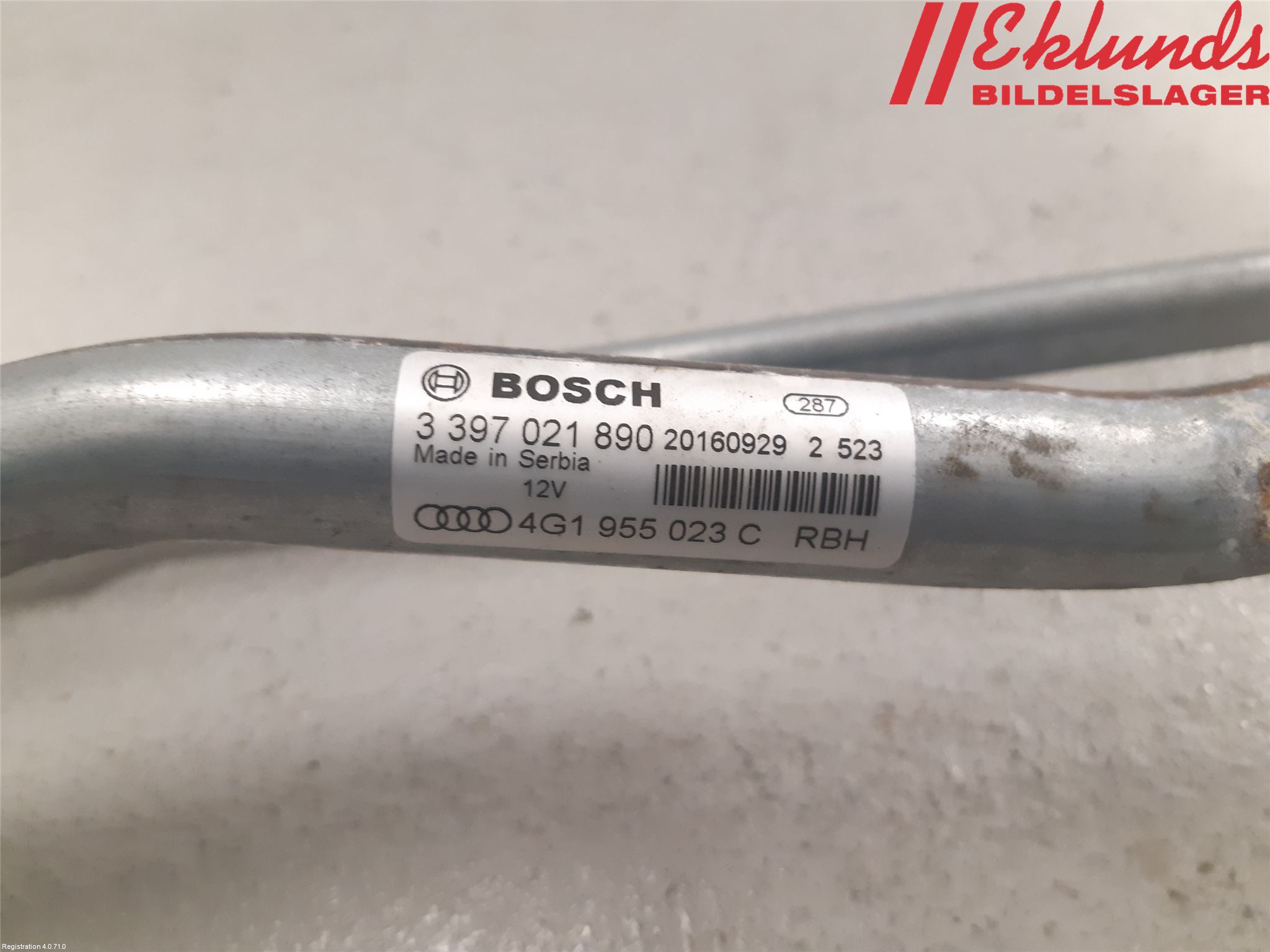 Audi A6 ALLROAD 12-18 Torkarmekanism Vindruta