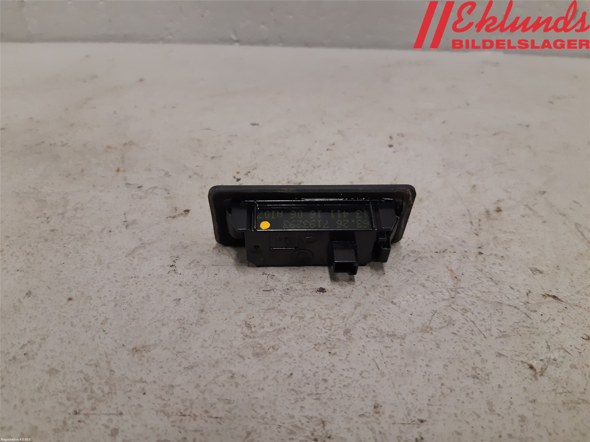 BMW X3 F25 10-17 Skylt Belysning