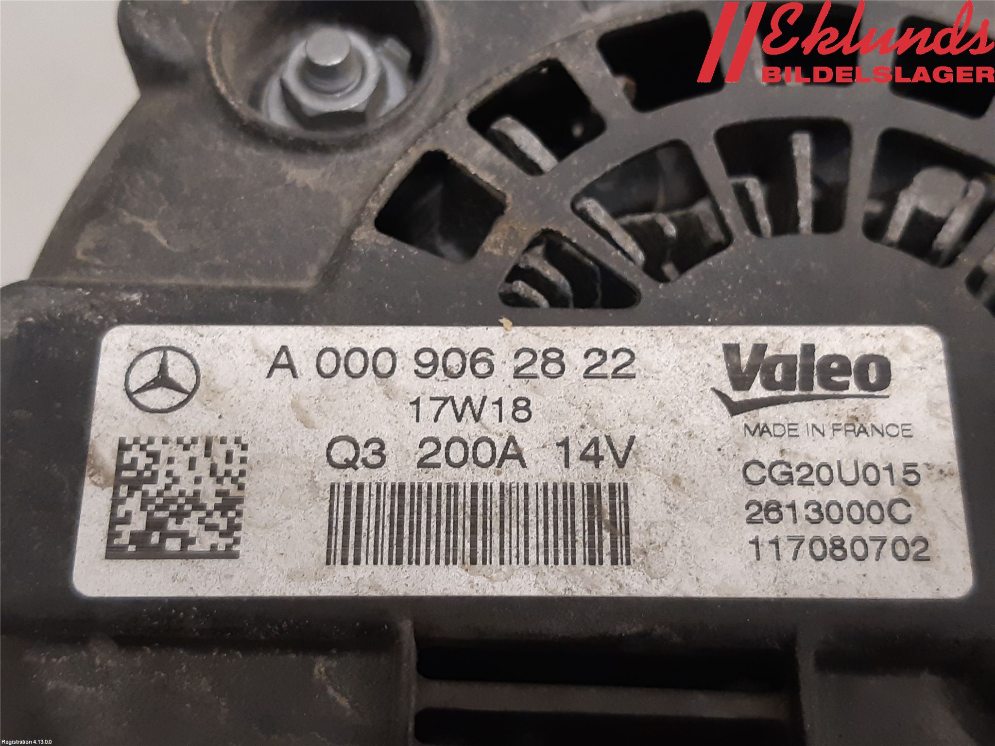 Mercedes-Benz MB C-KLASS (W205) 14-21 Generator