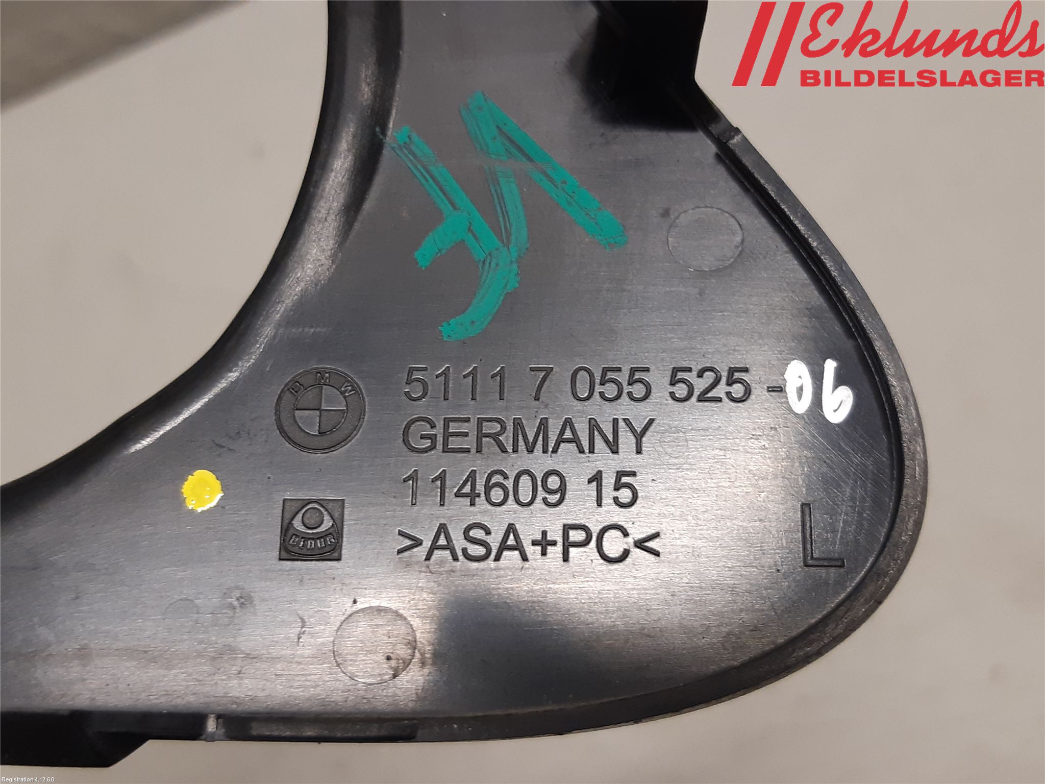 BMW 6 E63/64    02-10 Dimljussarg Fram